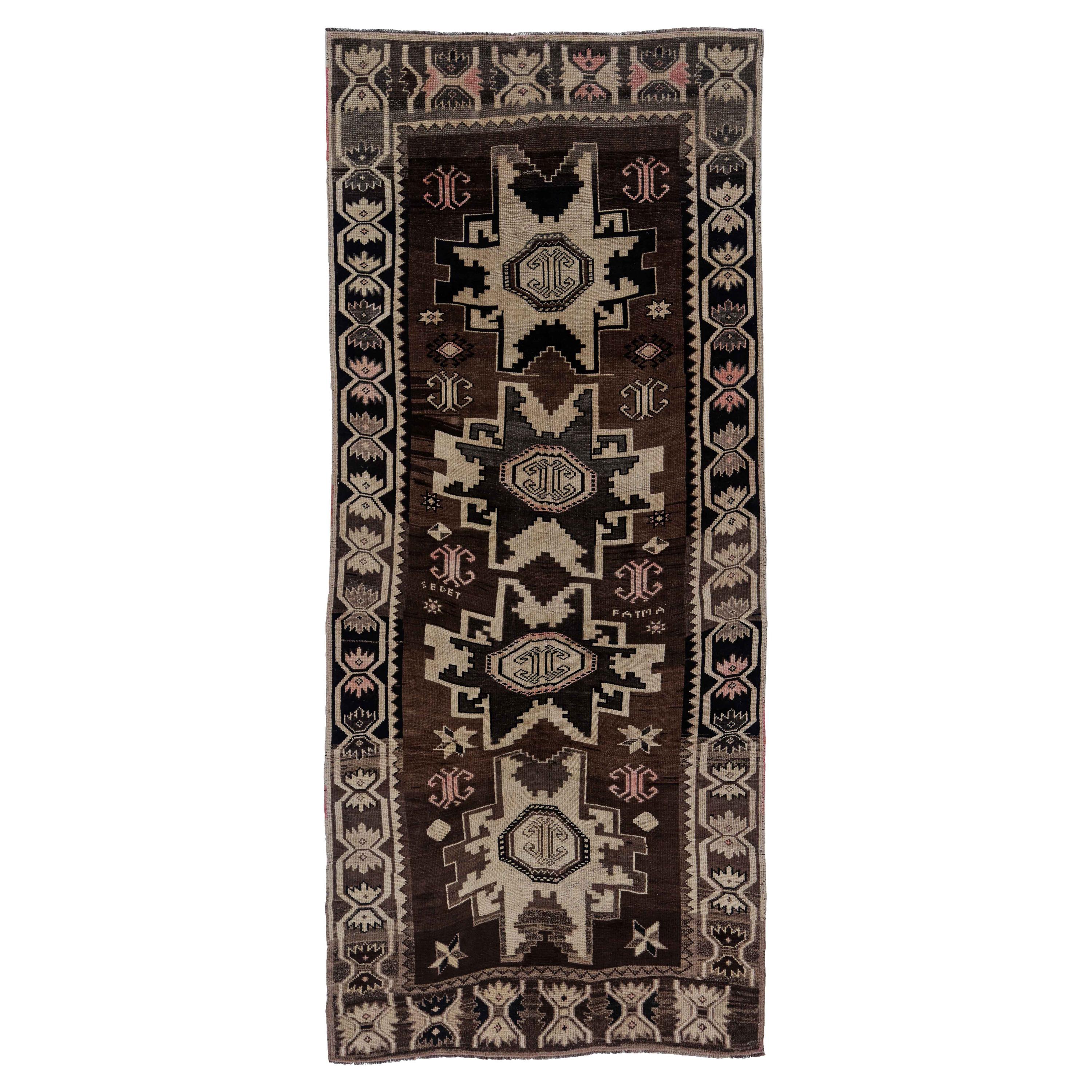 Tappeto persiano antico Azerbaijan Design