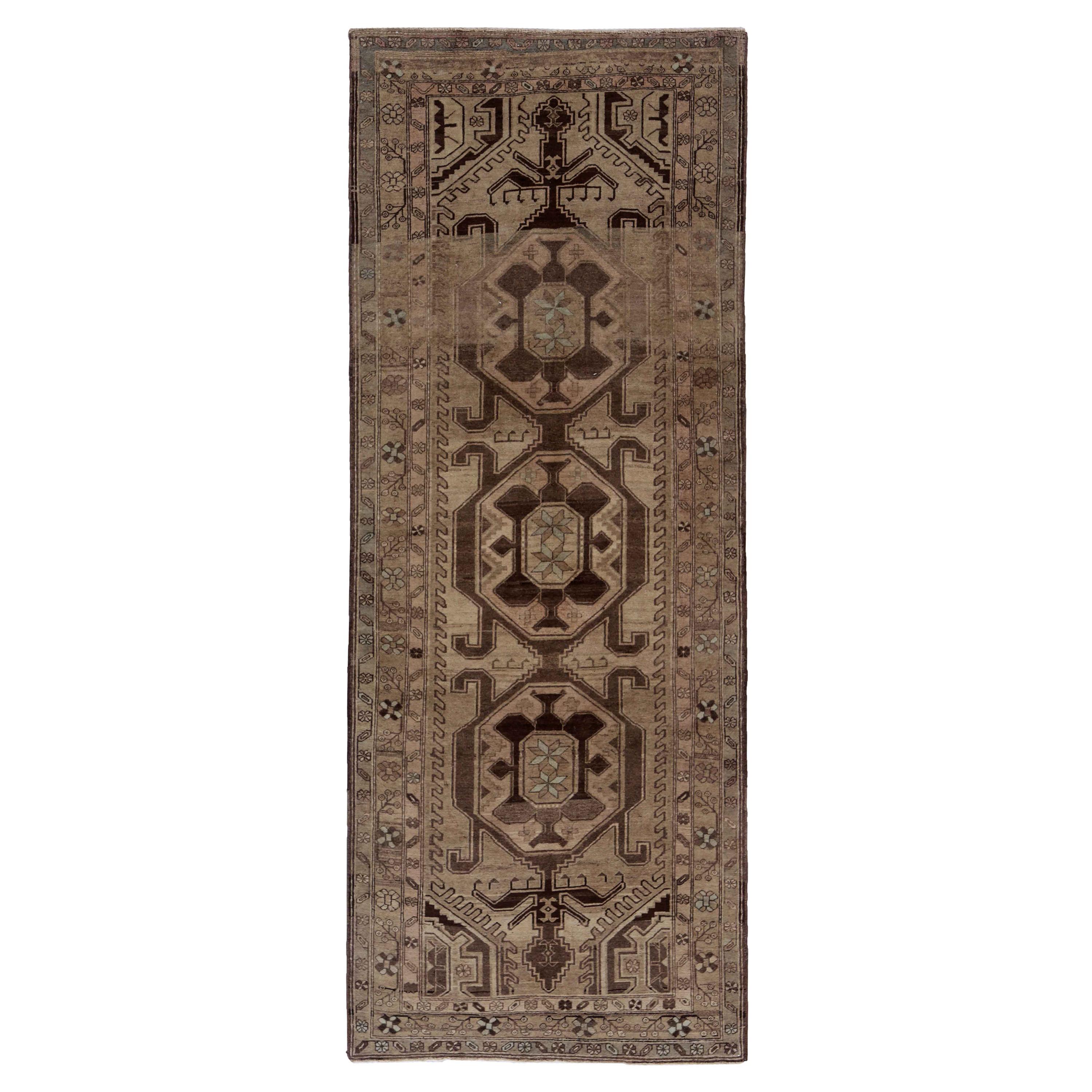 Antique Persian Area Rug Azerbaijan Design