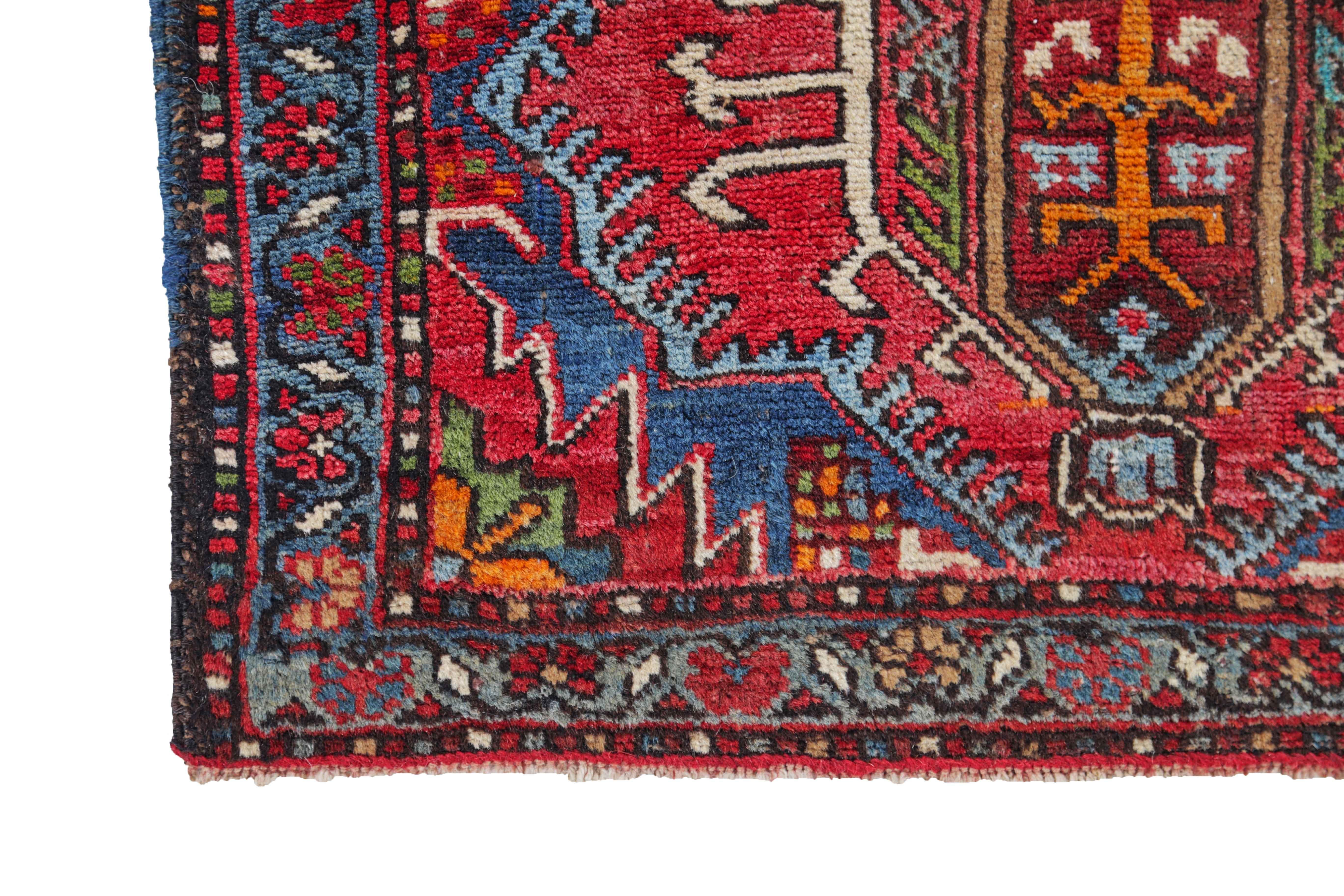 Other Antique Persian Area Rug Azerbaijan Design For Sale