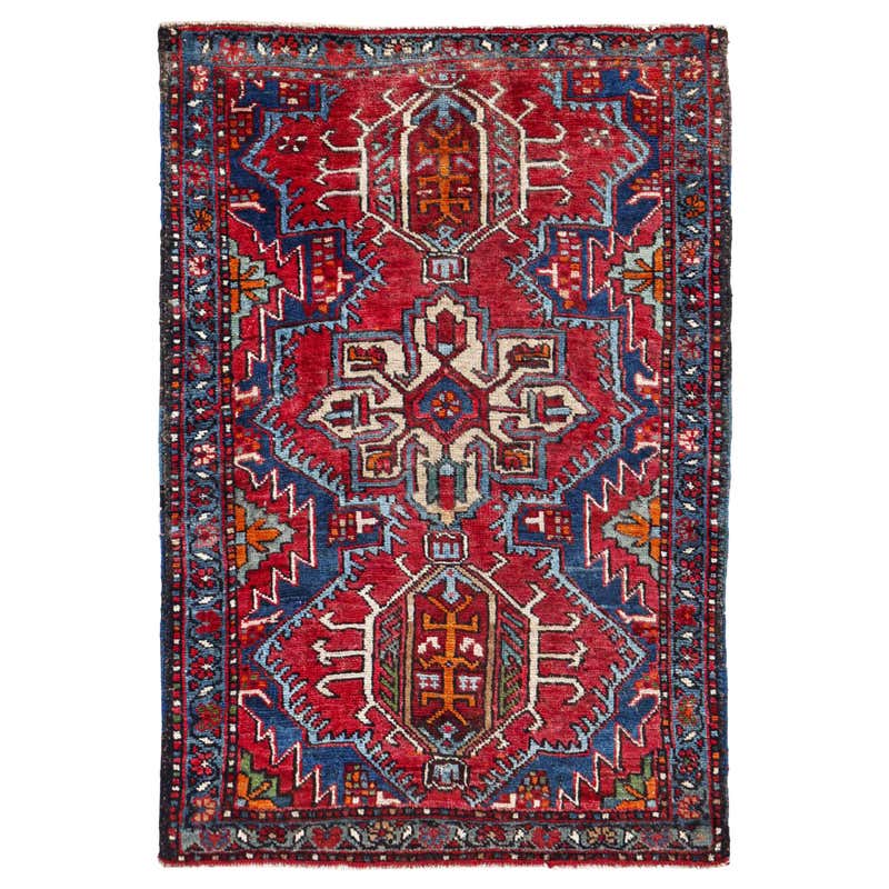 Antique Persian Area Rug Azerbaijan Design For Sale at 1stDibs