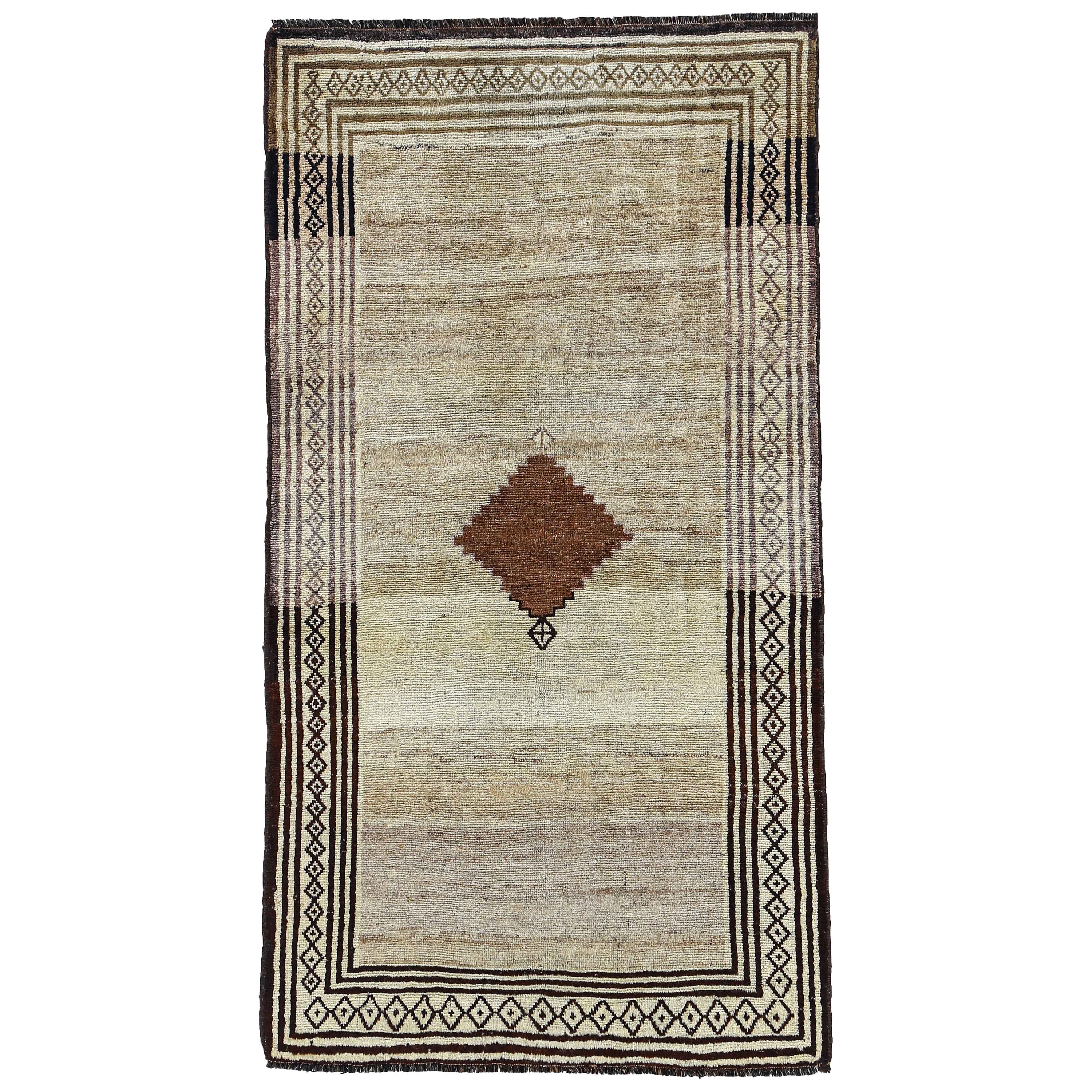 Antique Persian Area Rug Azerbaijan Design For Sale