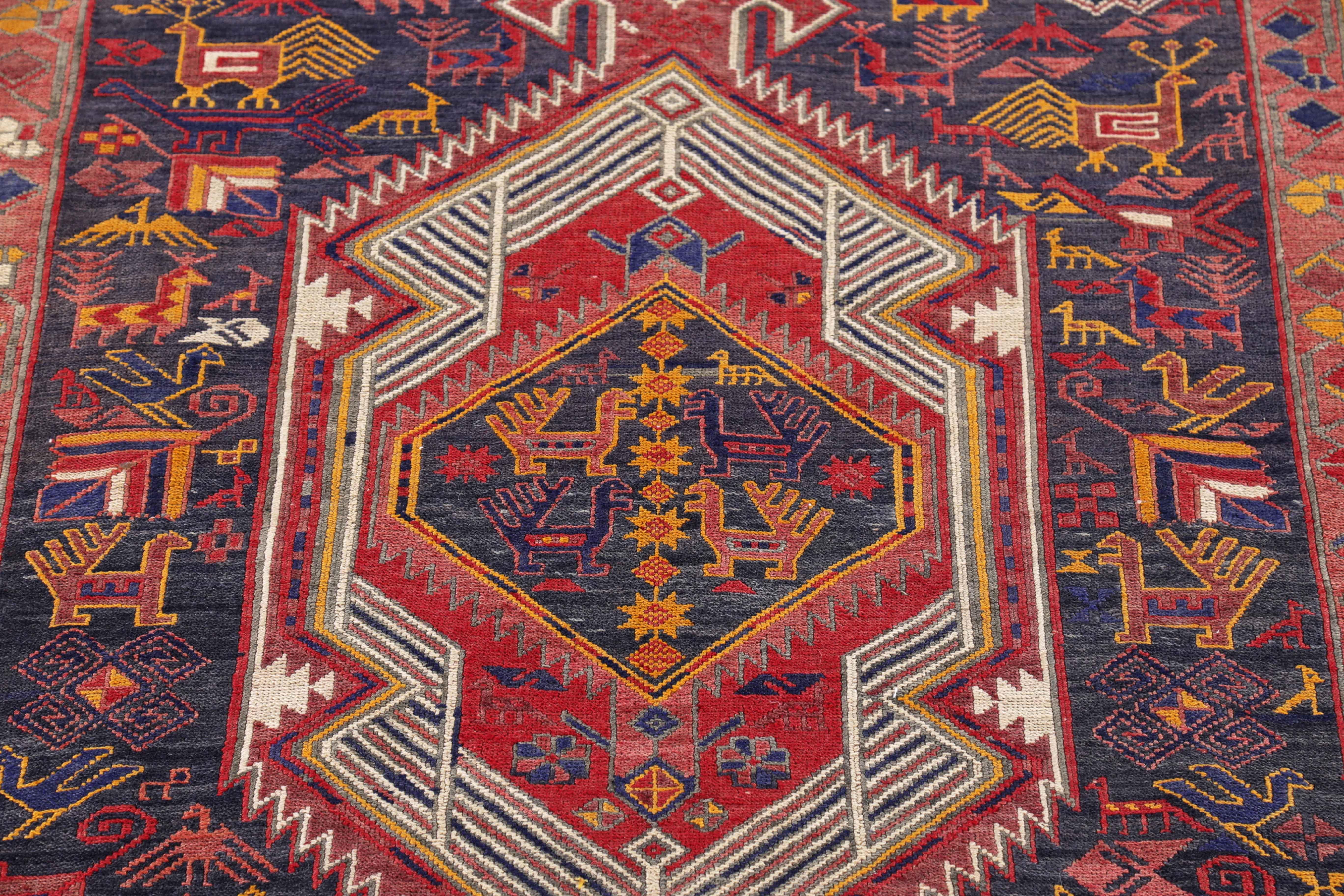 Perse Tapis persan ancien design azerbaïdjan en vente