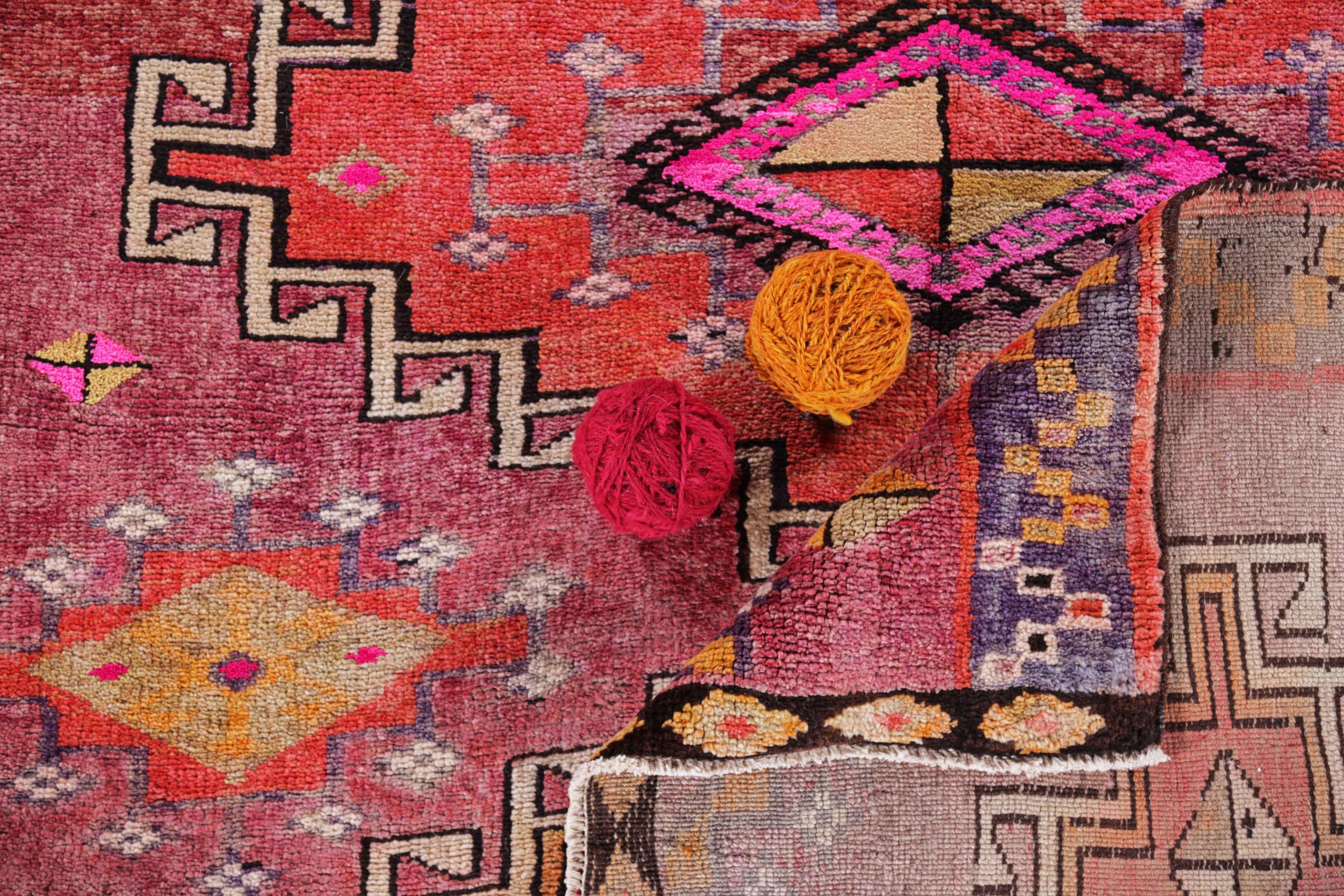 Lana Tappeto persiano antico Azerbaijan Design in vendita