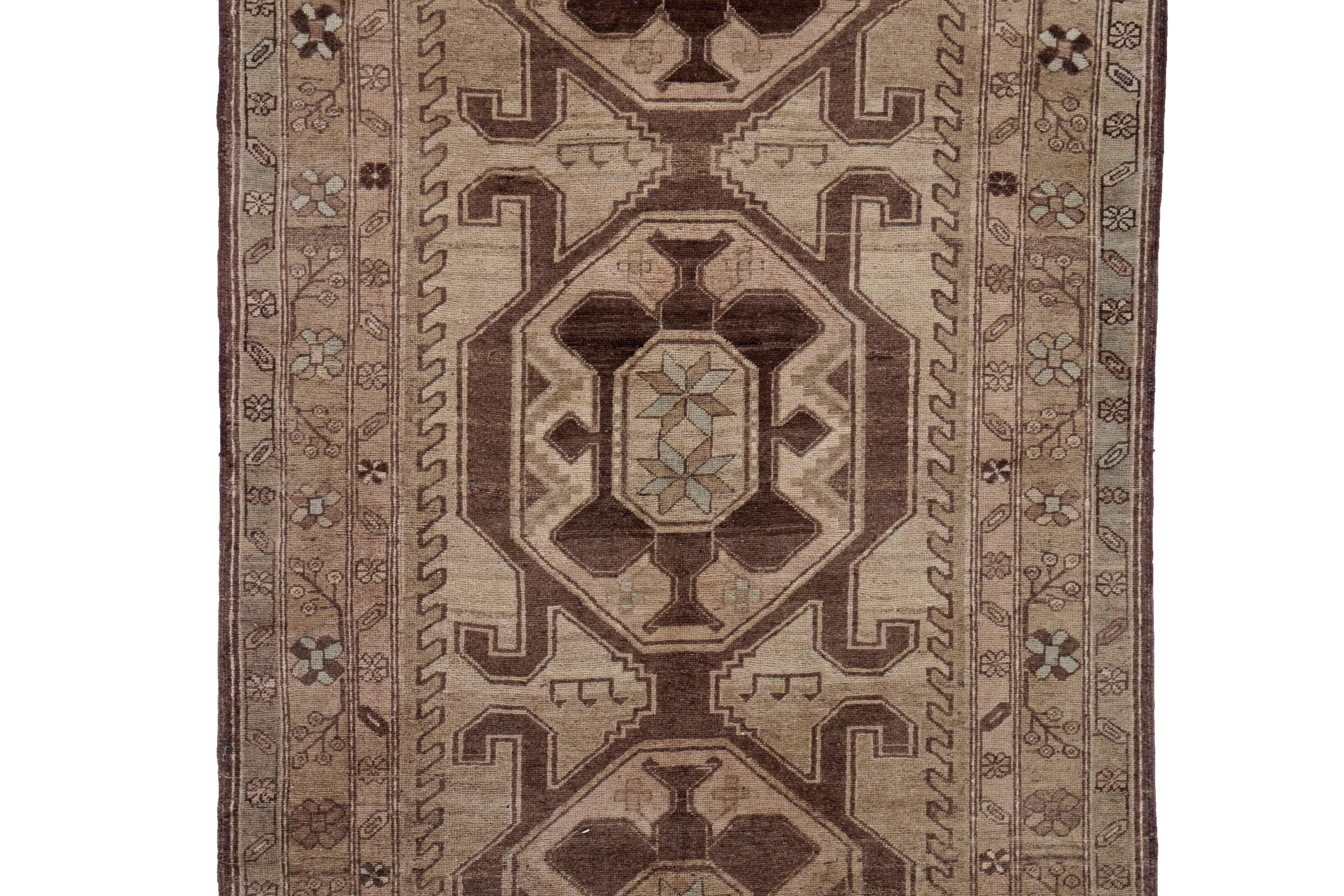 Other Antique Persian Area Rug Azerbaijan Design For Sale