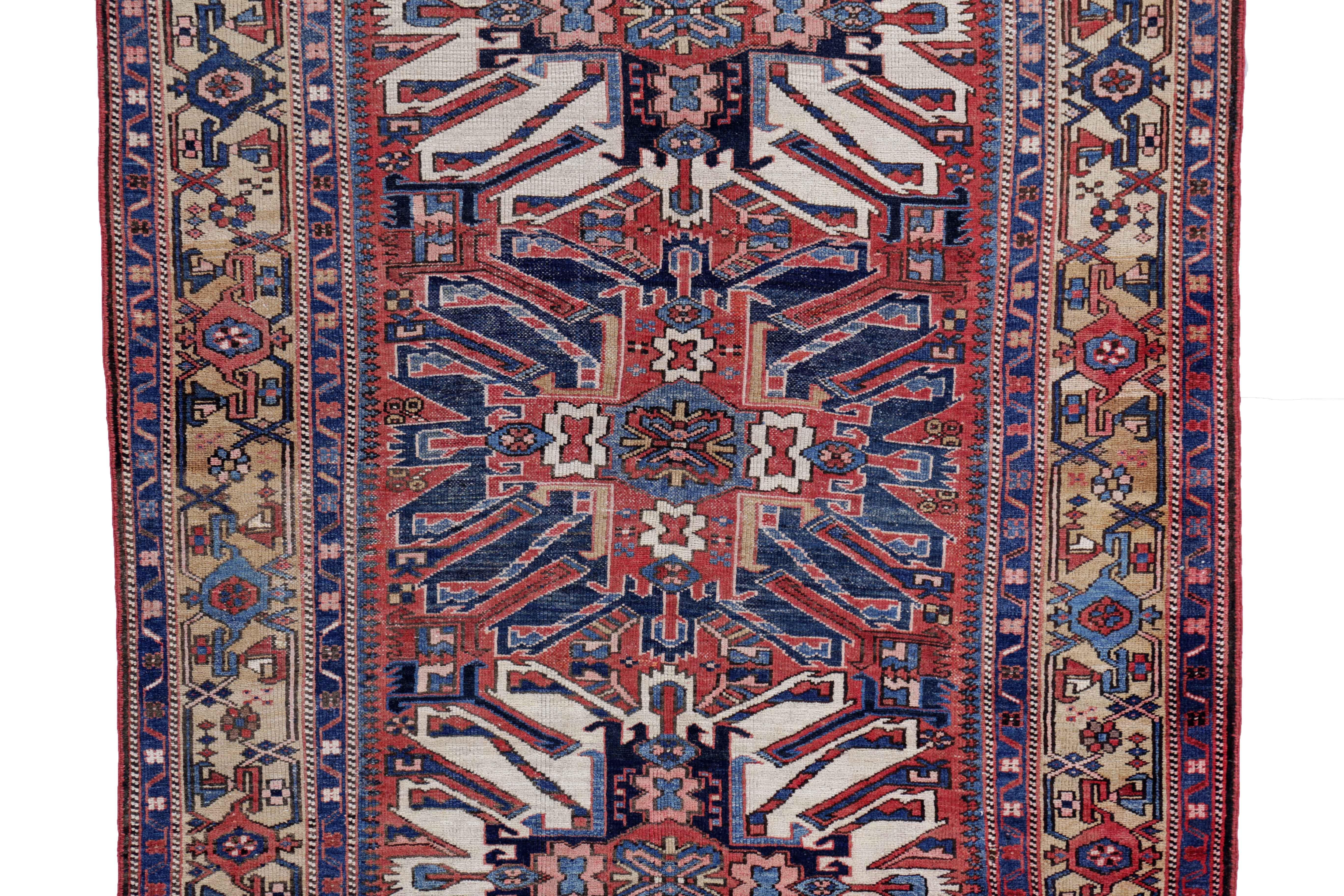 Other Antique Persian Area Rug Azerbaijan Design For Sale