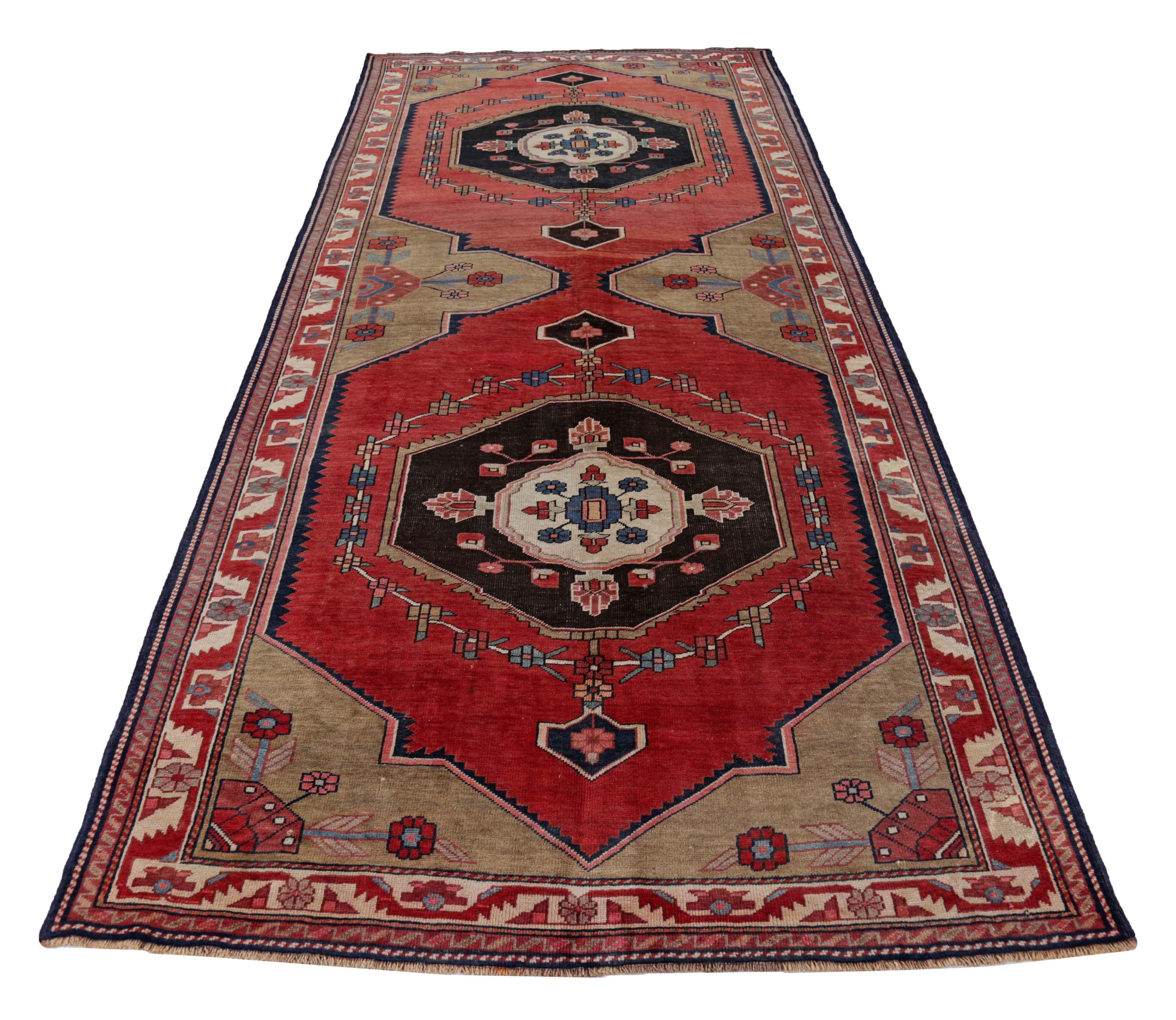 Antique Persian area rug handwoven from the finest sheep’s wool. It’s colored with all-natural vegetable dyes that are safe for humans and pets. It’s a traditional Azerbaijan design handwoven by expert artisans. It’s a lovely area rug that can be