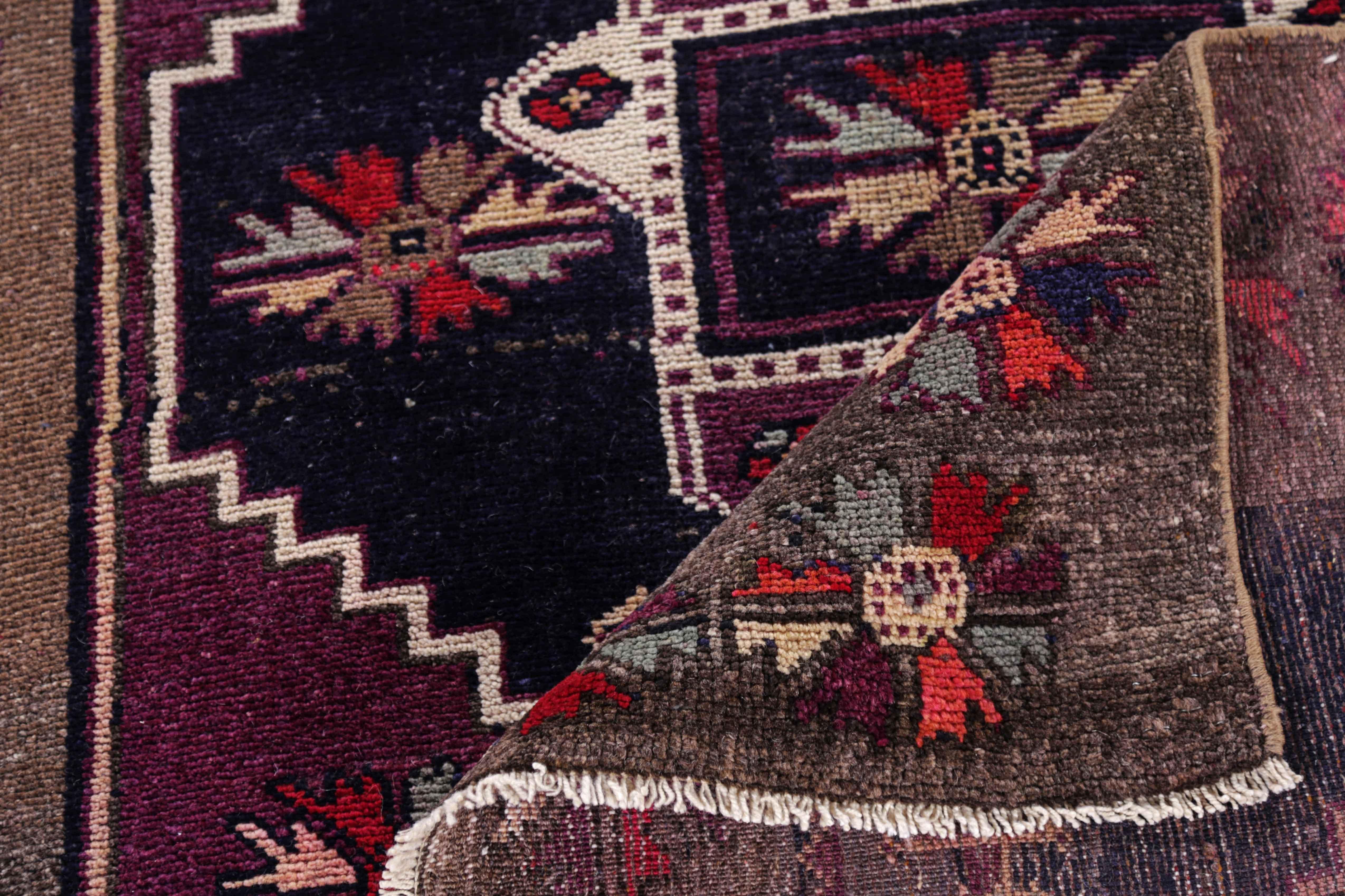 Wool Antique Persian Area Rug Azerbaijan Design For Sale