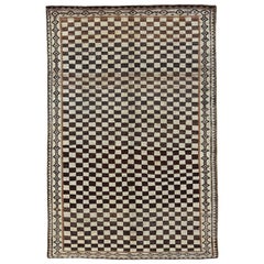 Antique Persian Area Rug Azerbaijan Design Vintage Persian Area Rug Azerbaijan Design