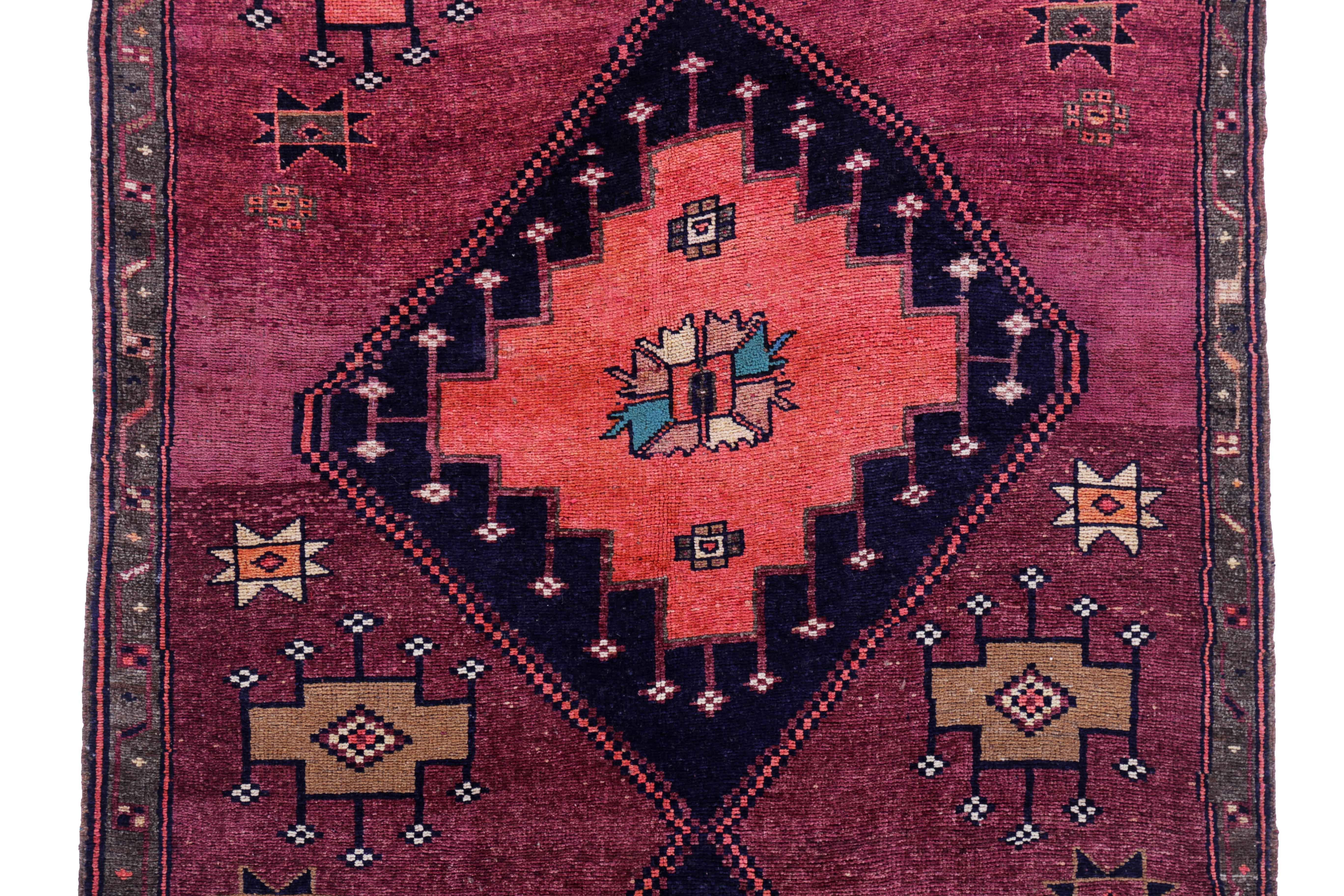 Other Antique Persian Area Rug Azerbaijan Design For Sale