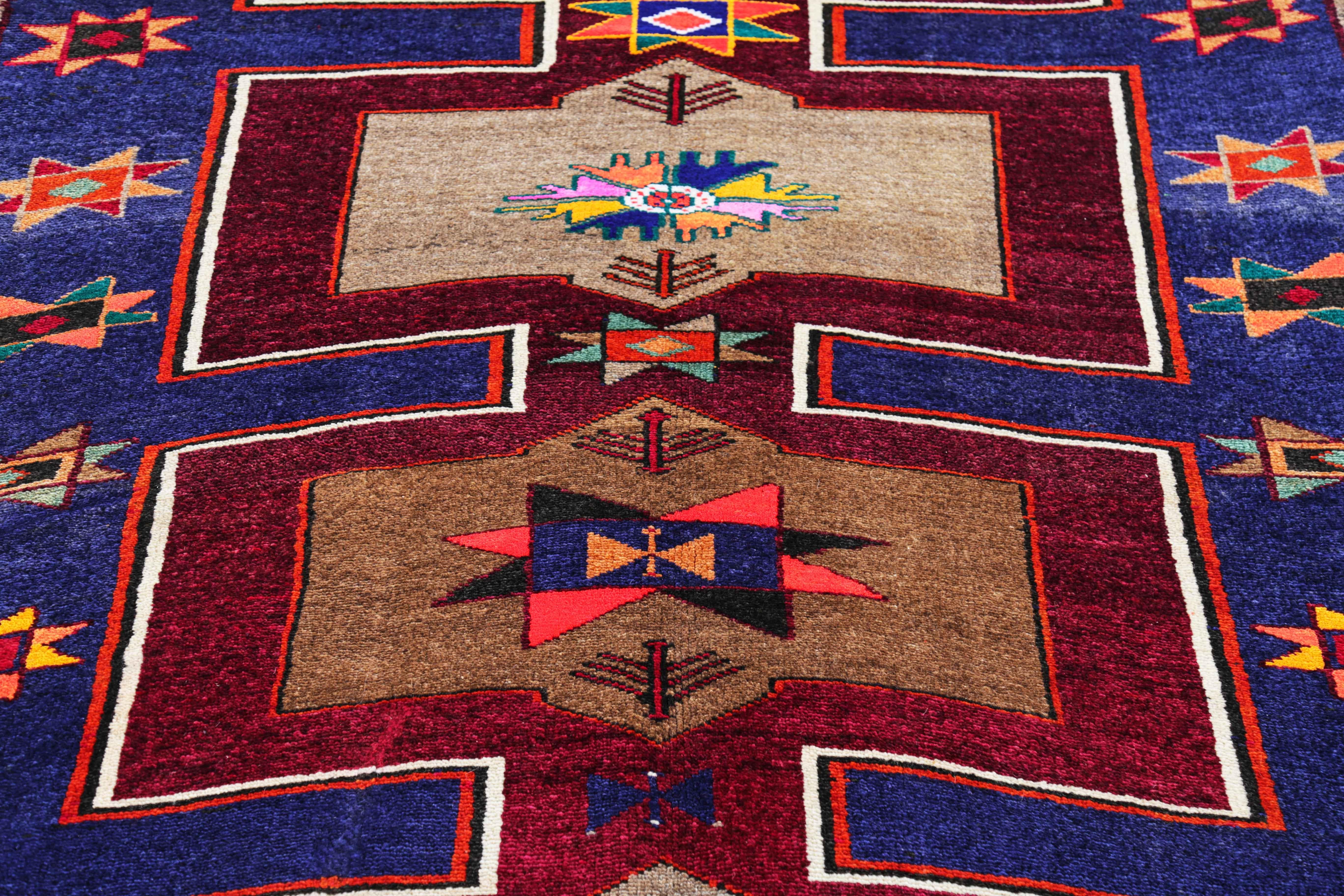 Alfombra Persa Antigua Azerbaiyán Design Tejido a mano en venta