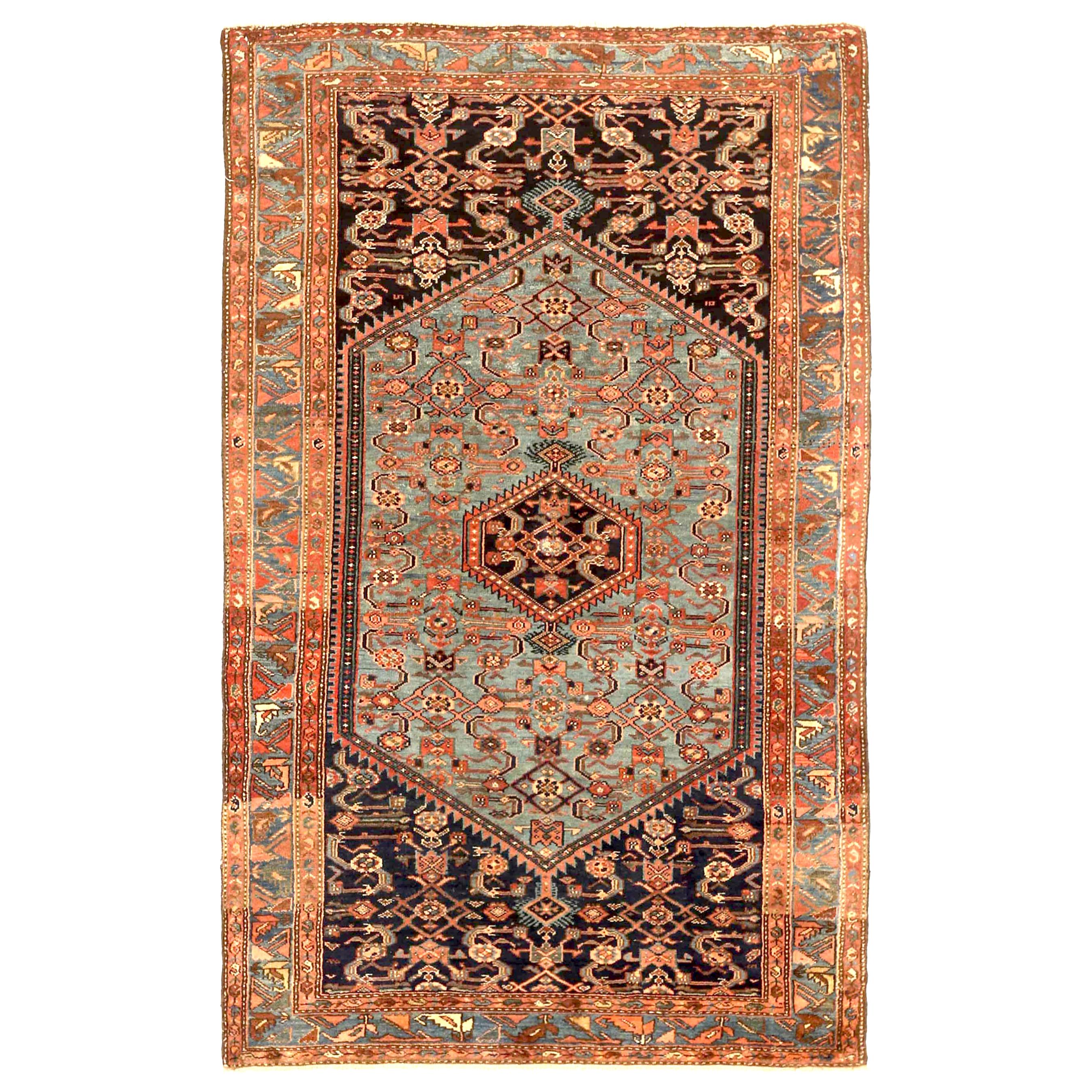 Antiker persischer Teppich im Bakhtiar-Design im Angebot