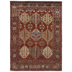 Antique Persian Area Rug Bakhtiar Design