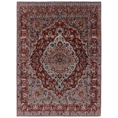 Antique Persian Area Rug Bakhtiar Design