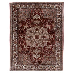 Vintage Persian Area Rug Bakhtiar Design