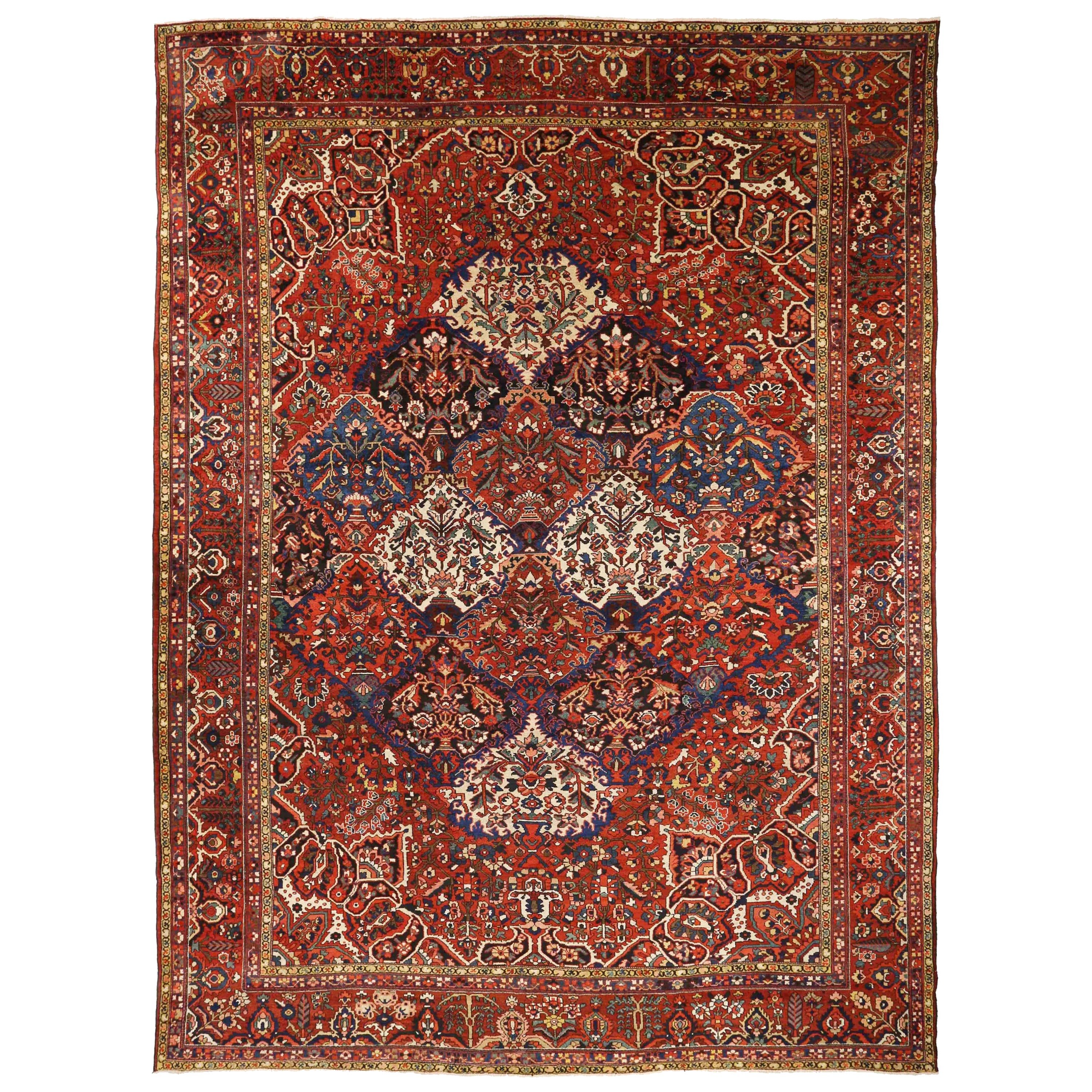 Tappeto antico persiano Bakhtiar Design