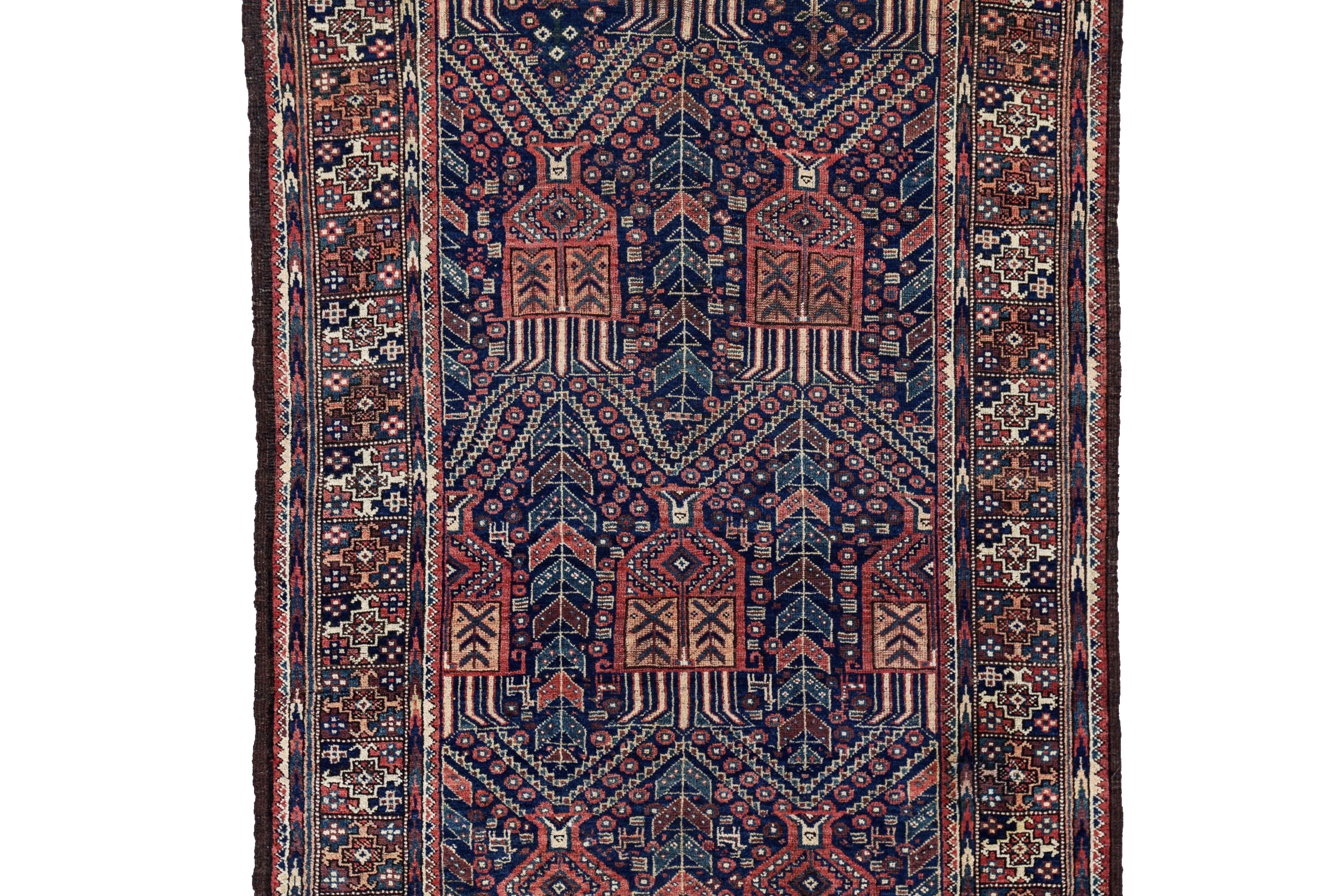 Other Antique Persian Area Rug Balouch Design For Sale