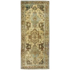 Antique Persian Area Rug Bijar Design