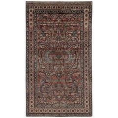 Antique Persian Area Rug Bijar Design