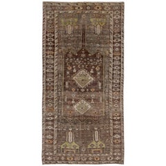 Antique Persian Area Rug Bijar Design