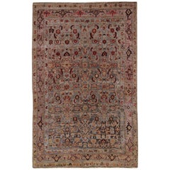 Vintage Persian Area Rug Bijar Design