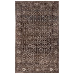 Vintage Persian Area Rug Bijar Design