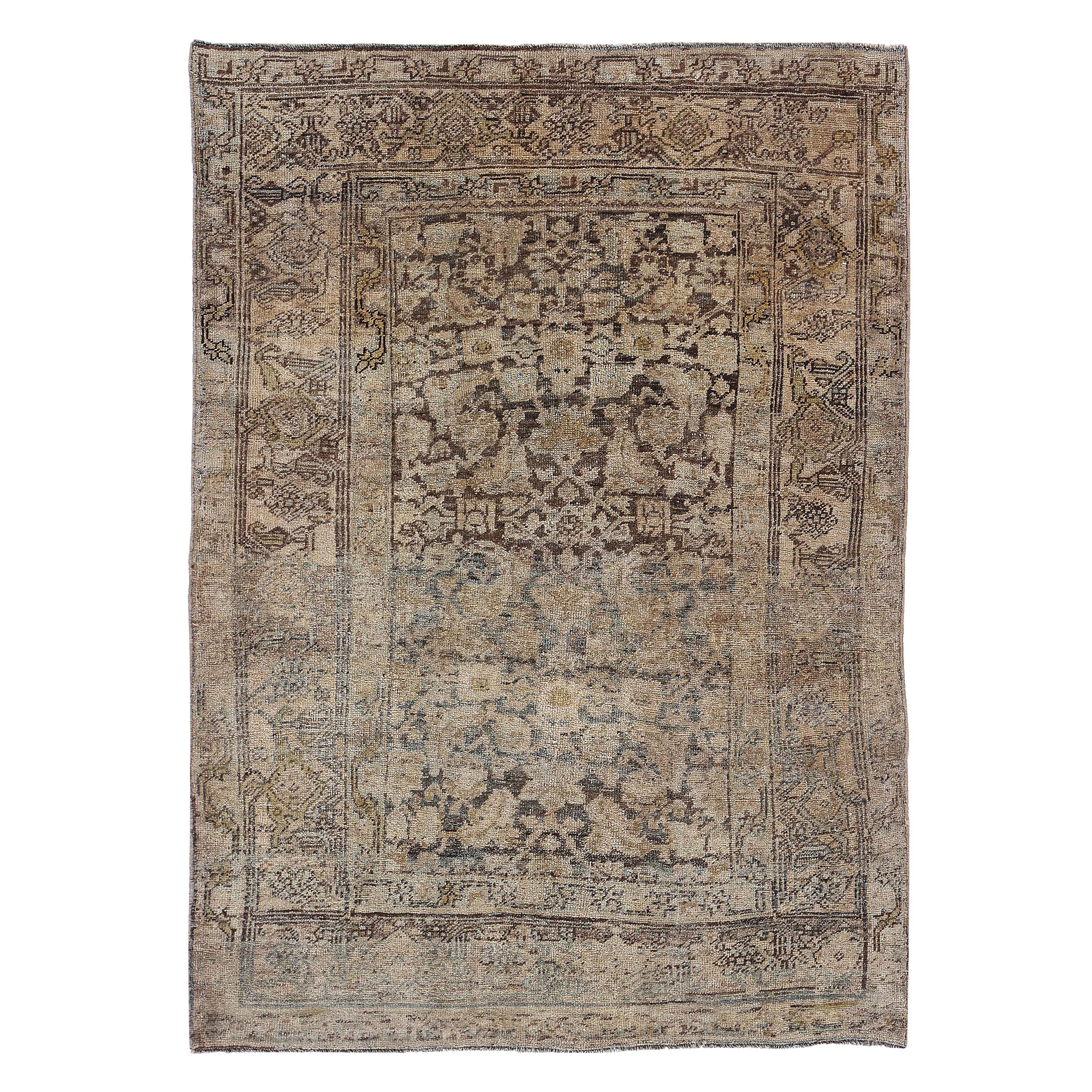 Antiker persischer Teppich im Bijar-Design