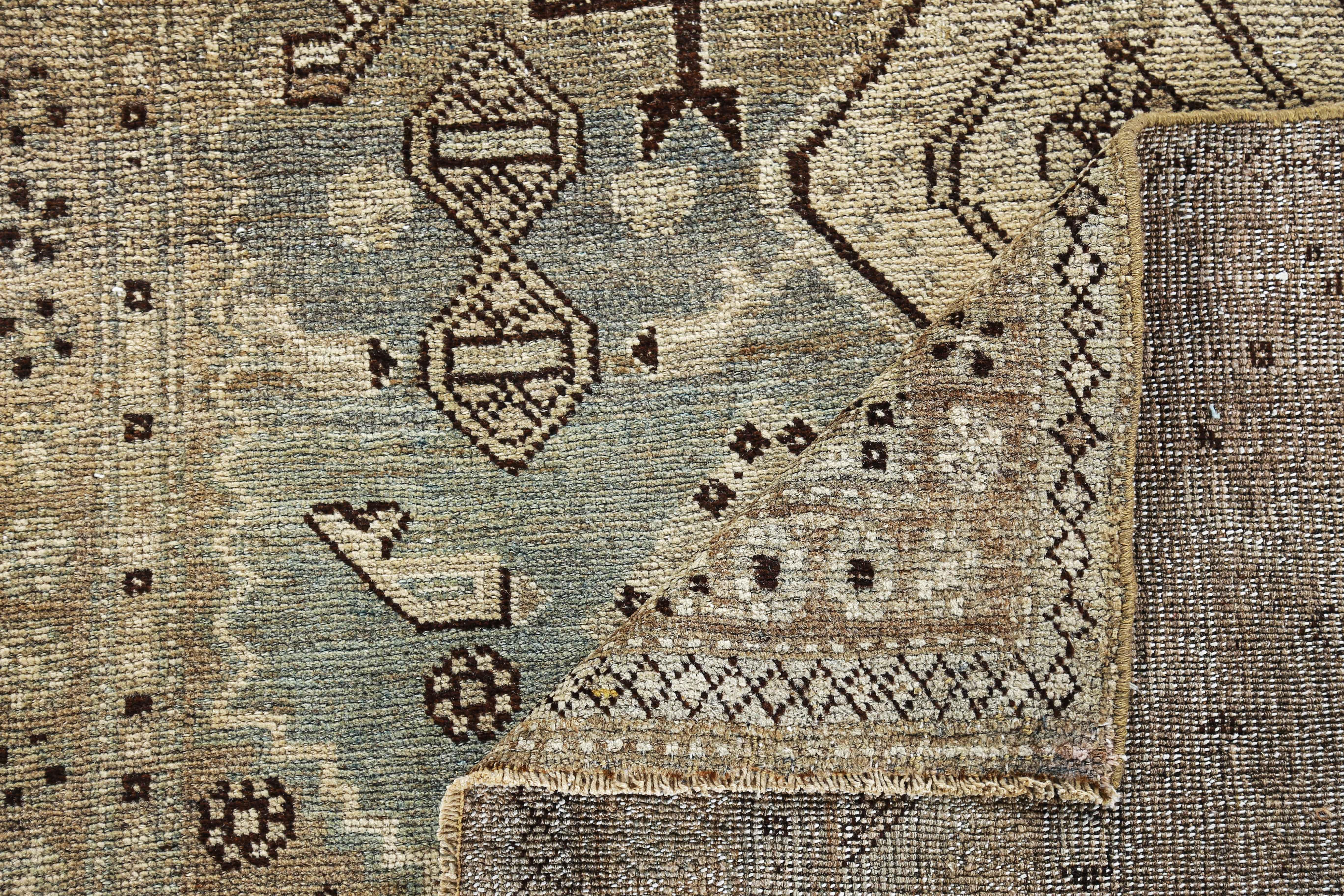 Alfombra Persa Antigua Diseño Bijar siglo XX en venta