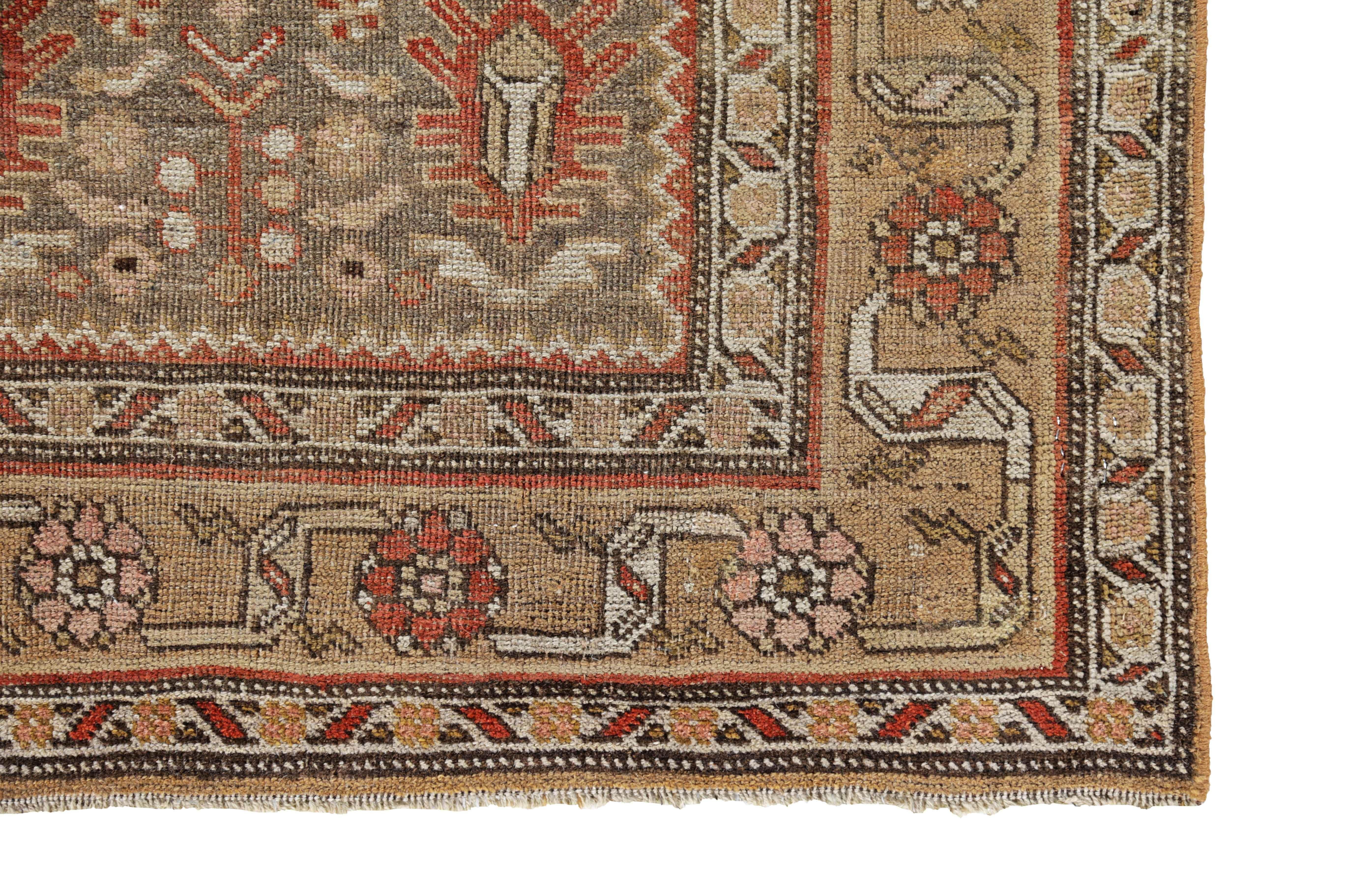 Antiker persischer Teppich im Bijar-Design (Persisch) im Angebot