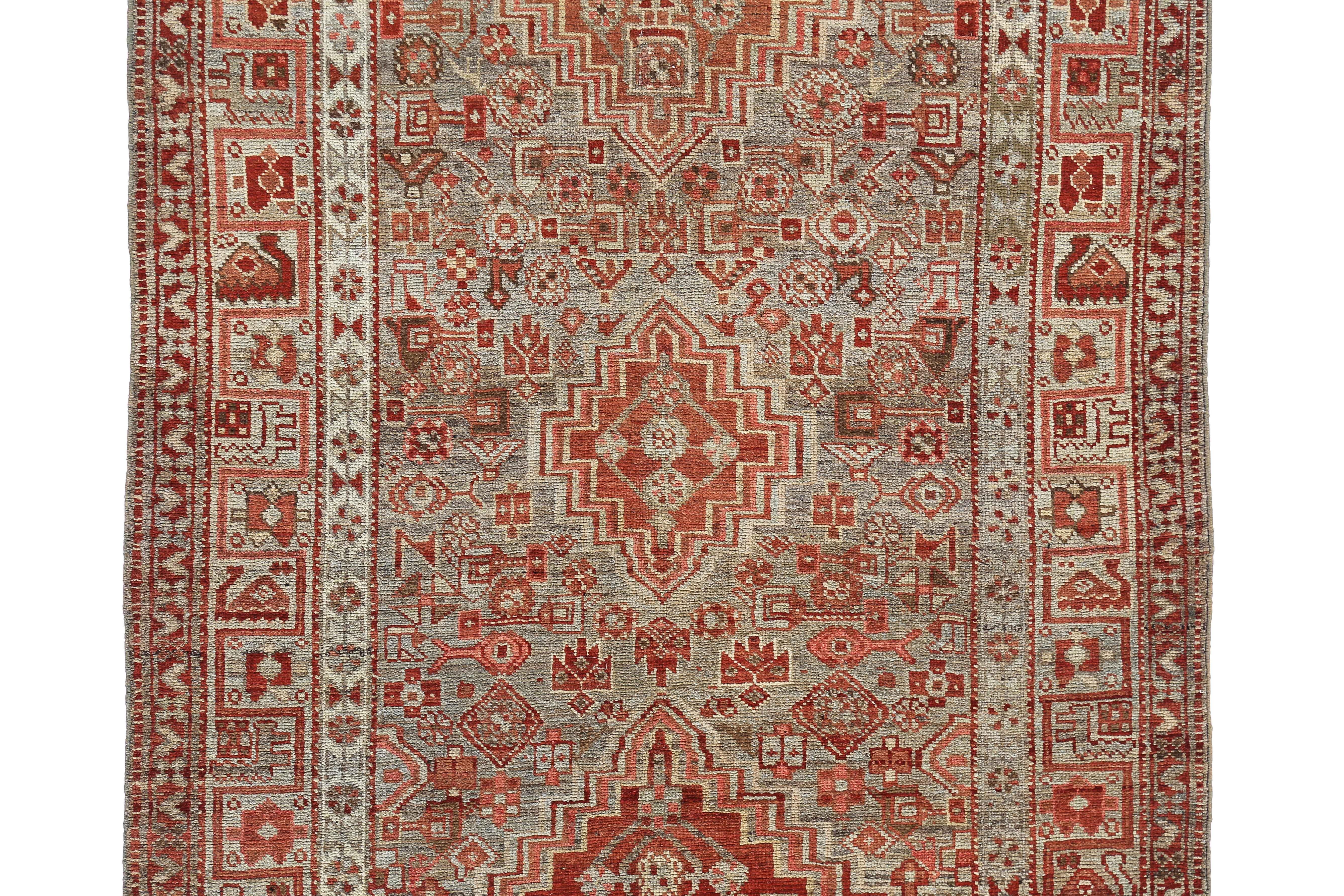 Altro Tappeto persiano antico Bijar Design in vendita
