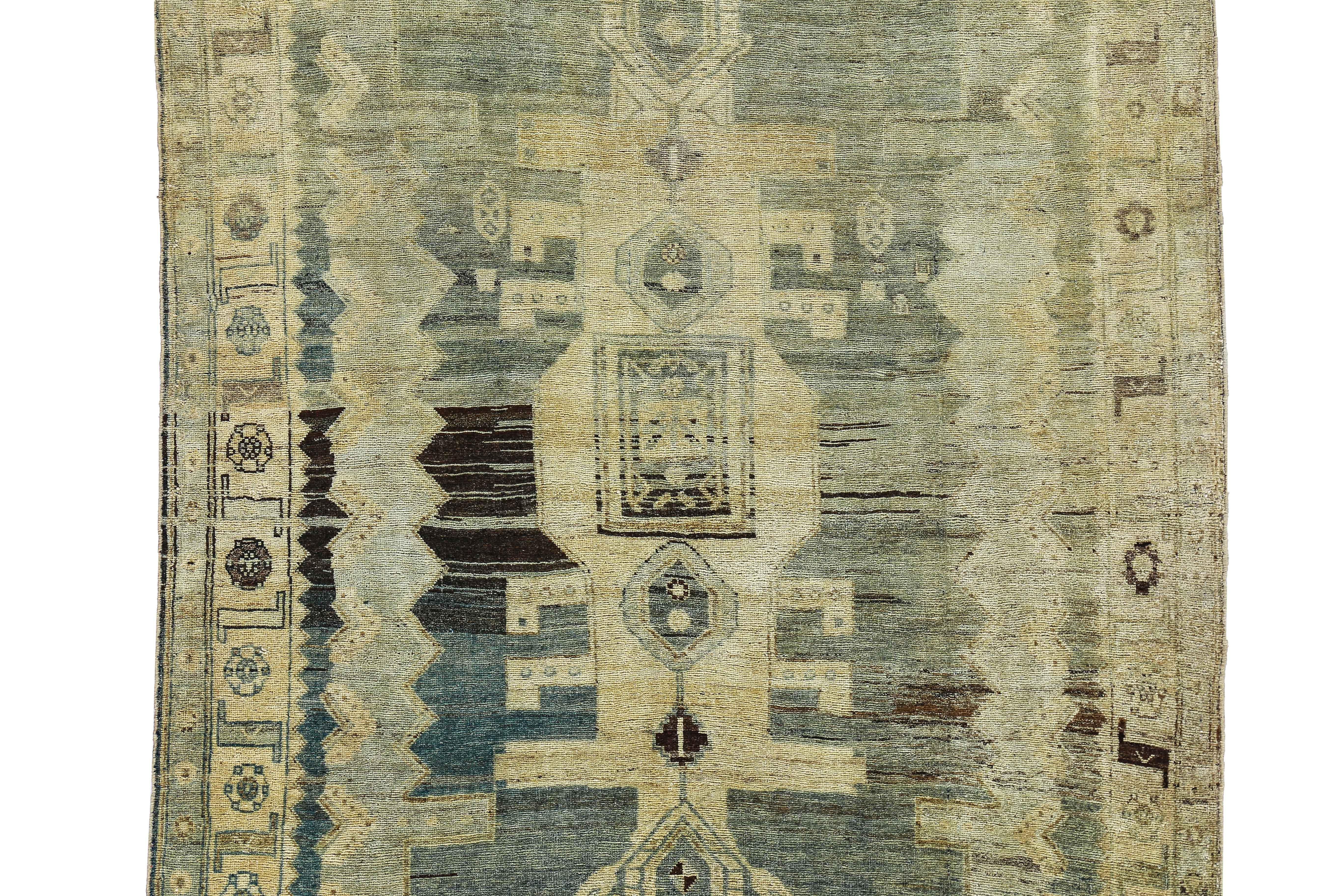 Alfombra Persa Antigua Diseño Bijar Otro en venta