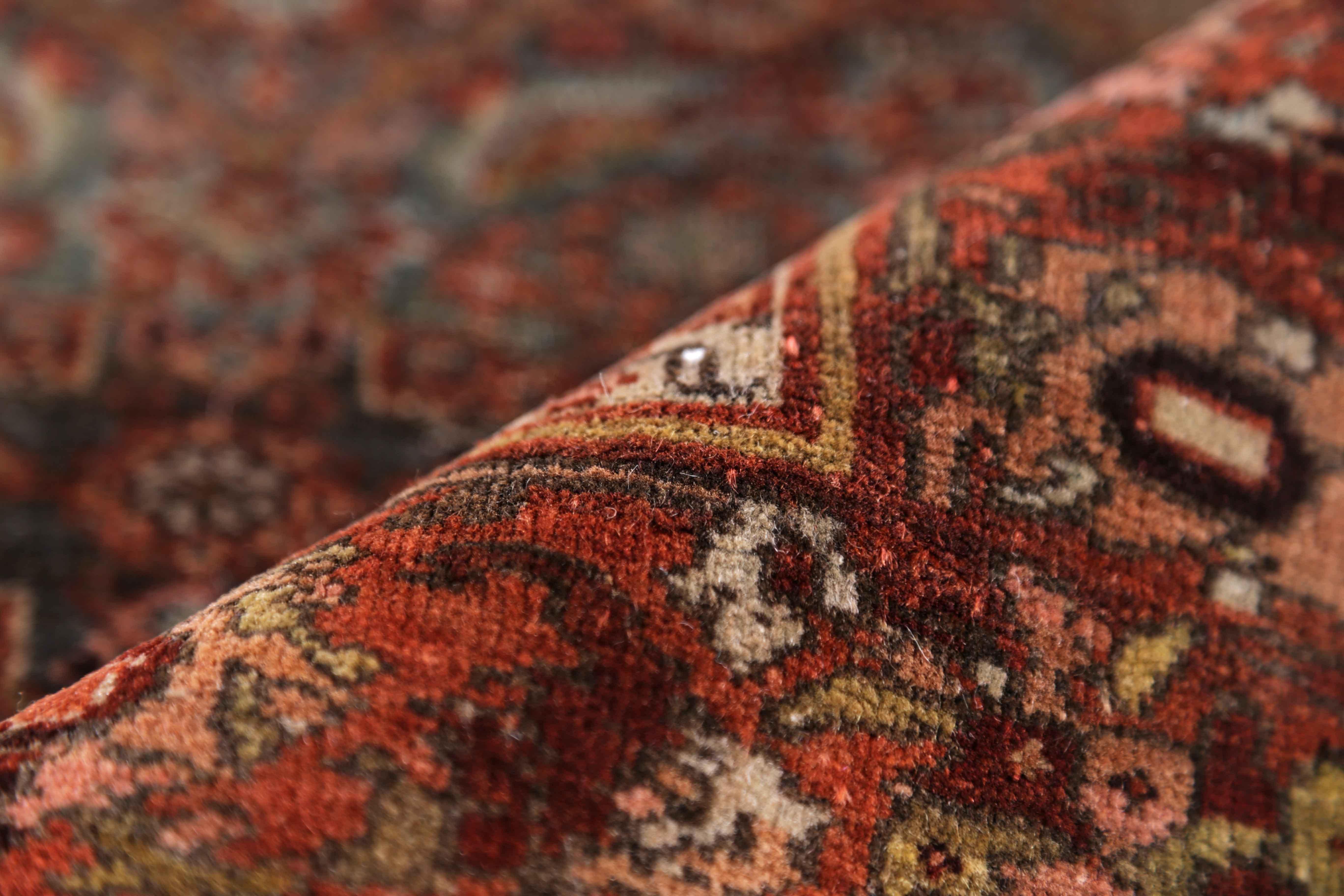 Alfombra Persa Antigua Diseño Bijar Tejido a mano en venta