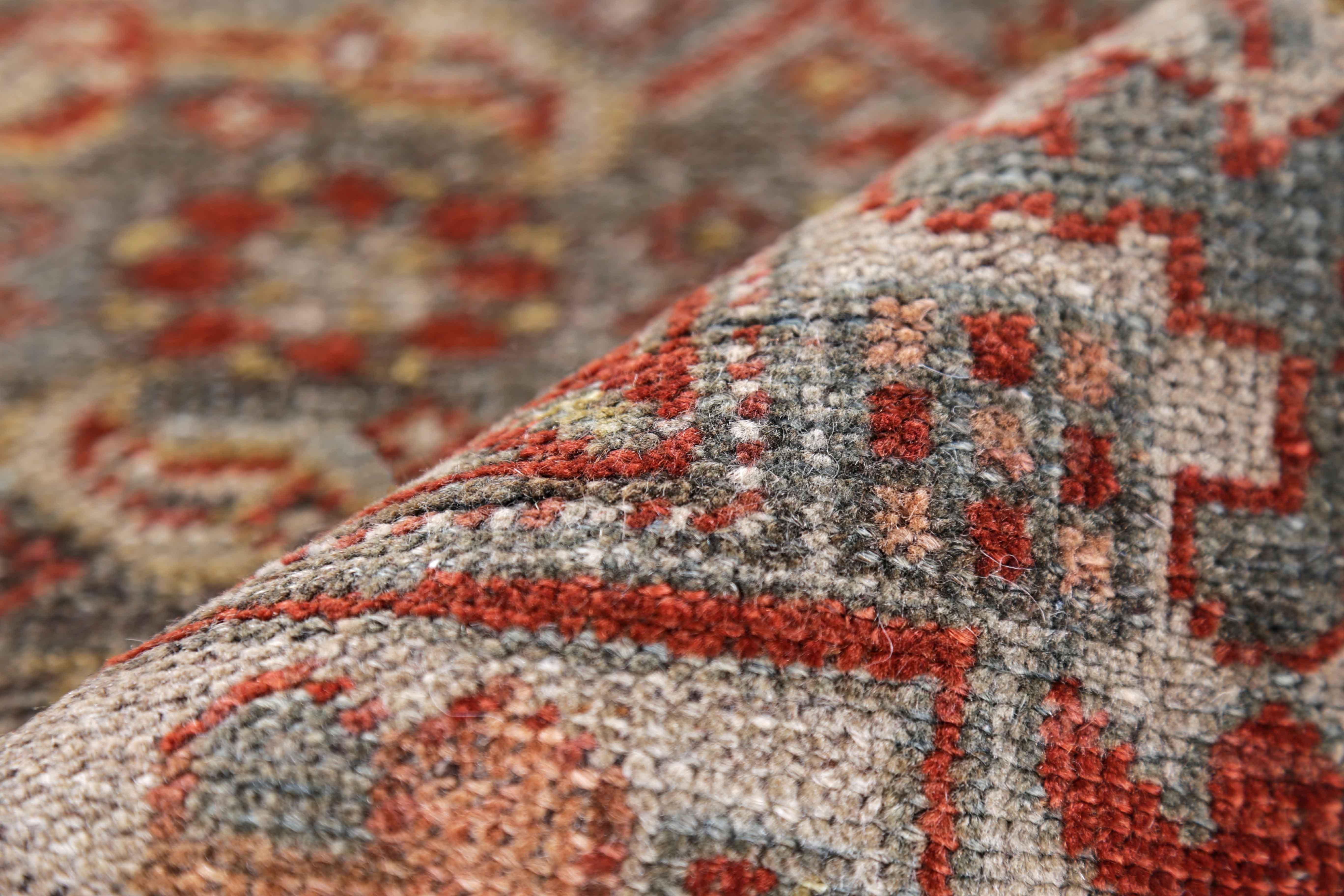 Tissé à la main Tapis persan ancien design Bijar en vente