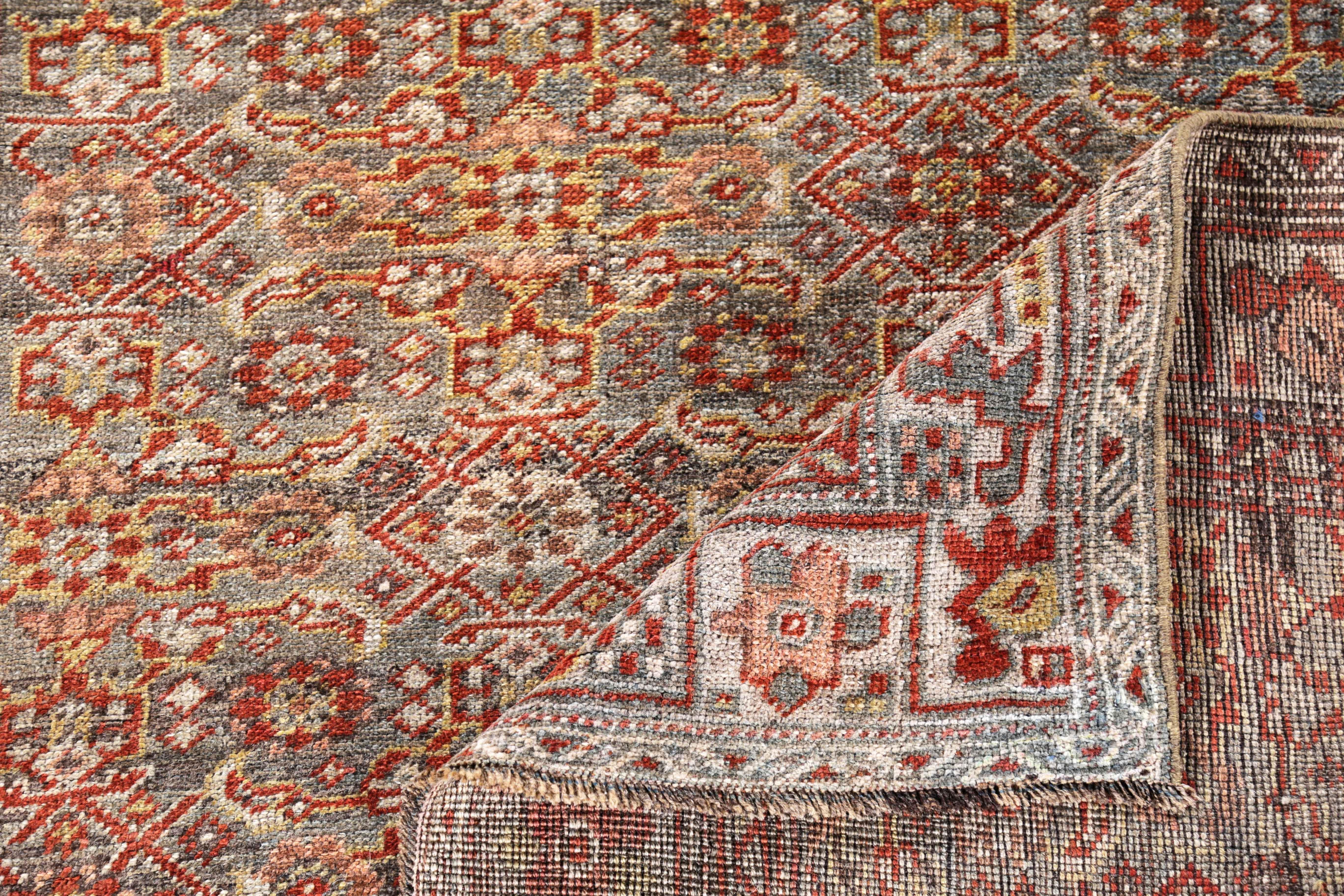 Tapis persan ancien design Bijar Excellent état - En vente à Dallas, TX