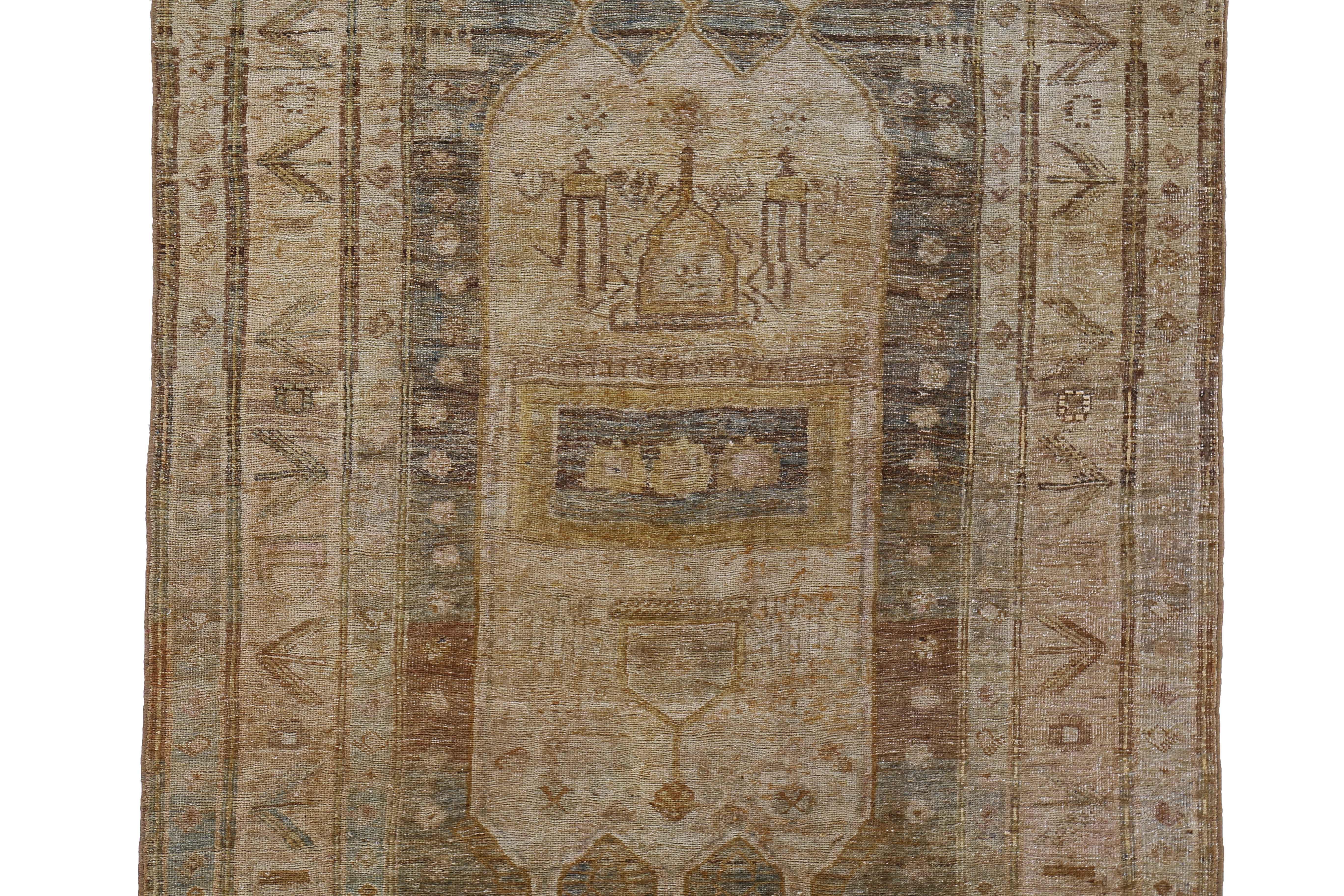 Other Antique Persian Area Rug Bijar Design