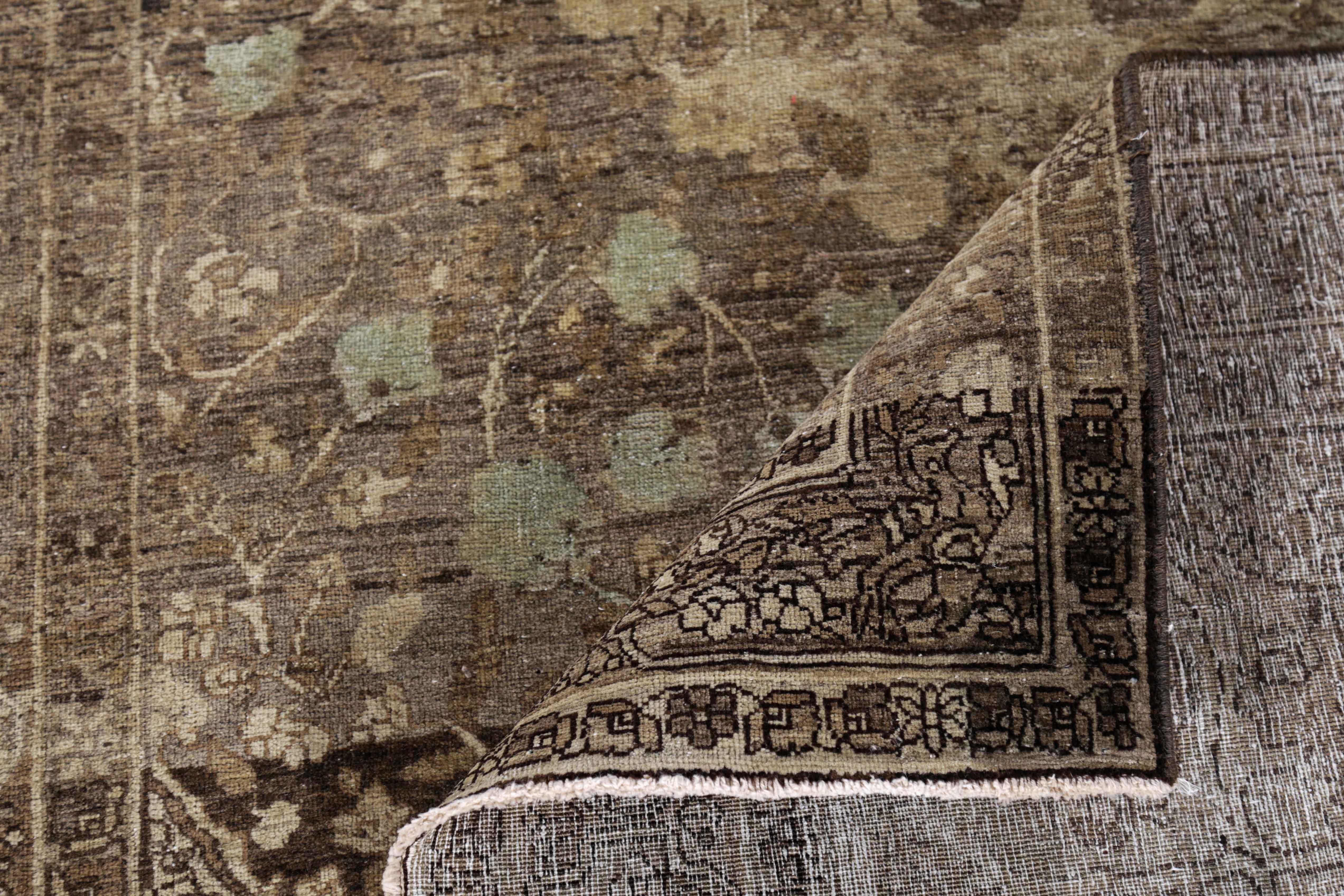Tissé à la main Tapis persan ancien design Bijar en vente