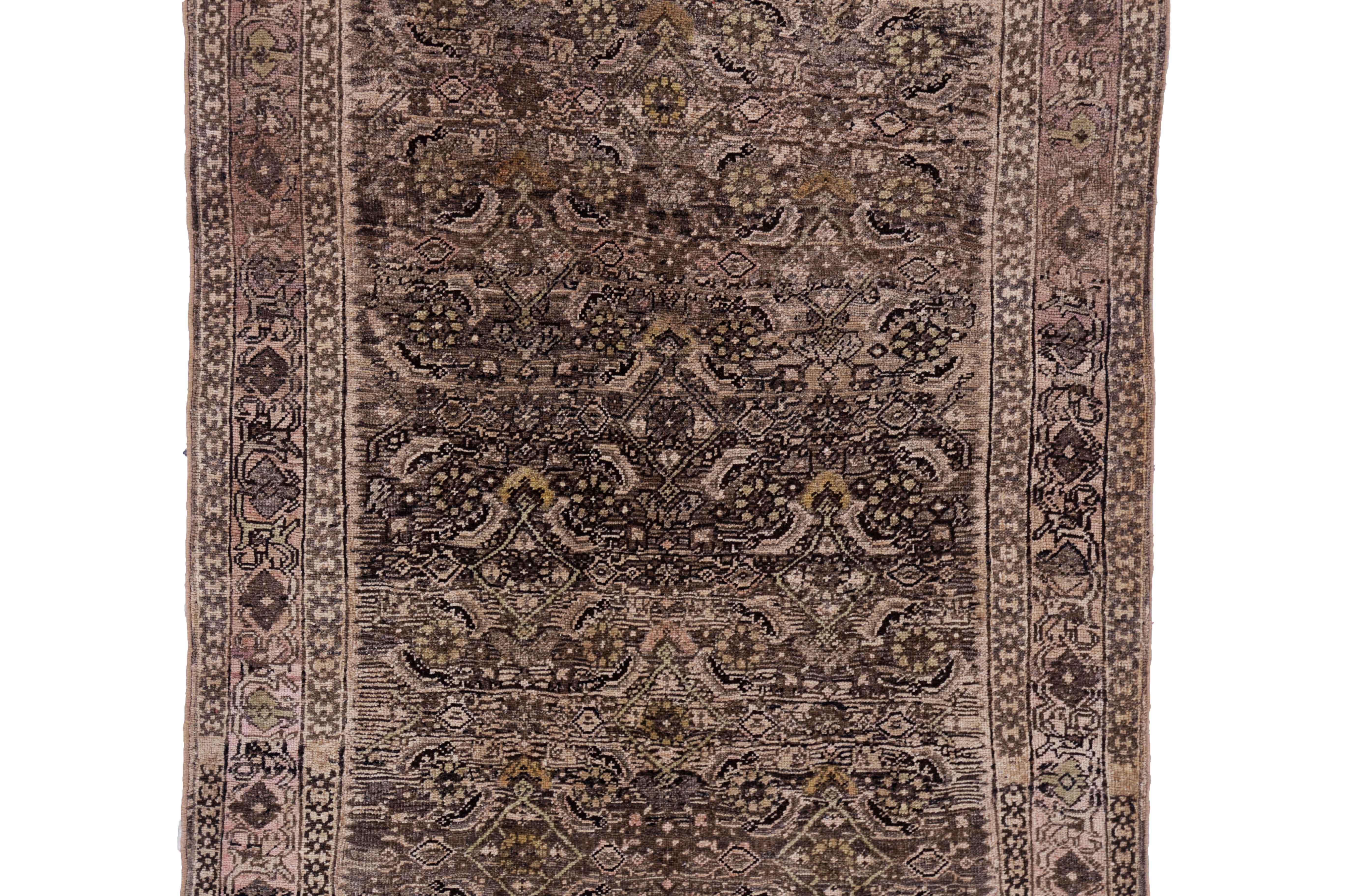 Alfombra Persa Antigua Diseño Bijar Otro en venta