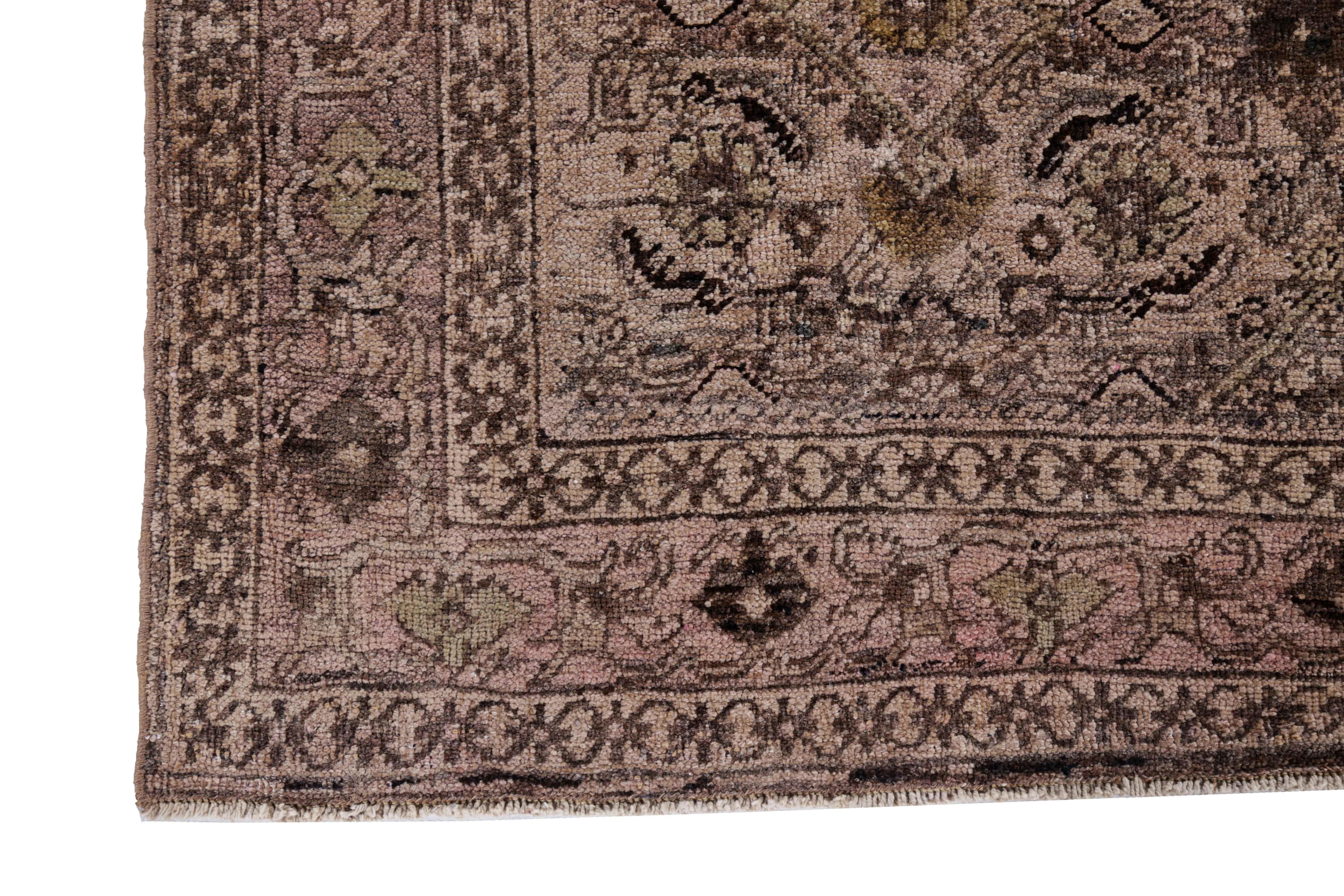 Alfombra Persa Antigua Diseño Bijar Tejido a mano en venta
