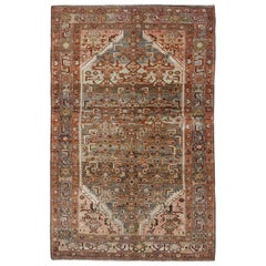 Antique Persian Area Rug Bijar Design