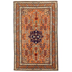 Antique Russian Area Rug Darband Design