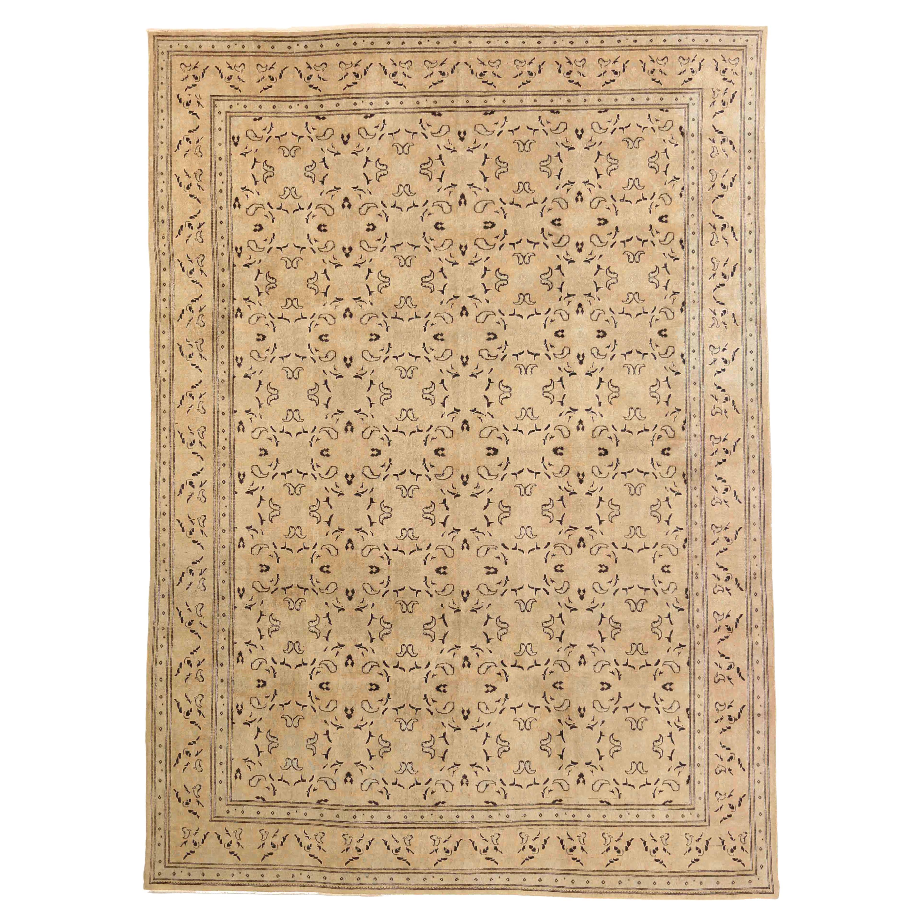 Antique Persian Area Rug Dorokhsh Design For Sale