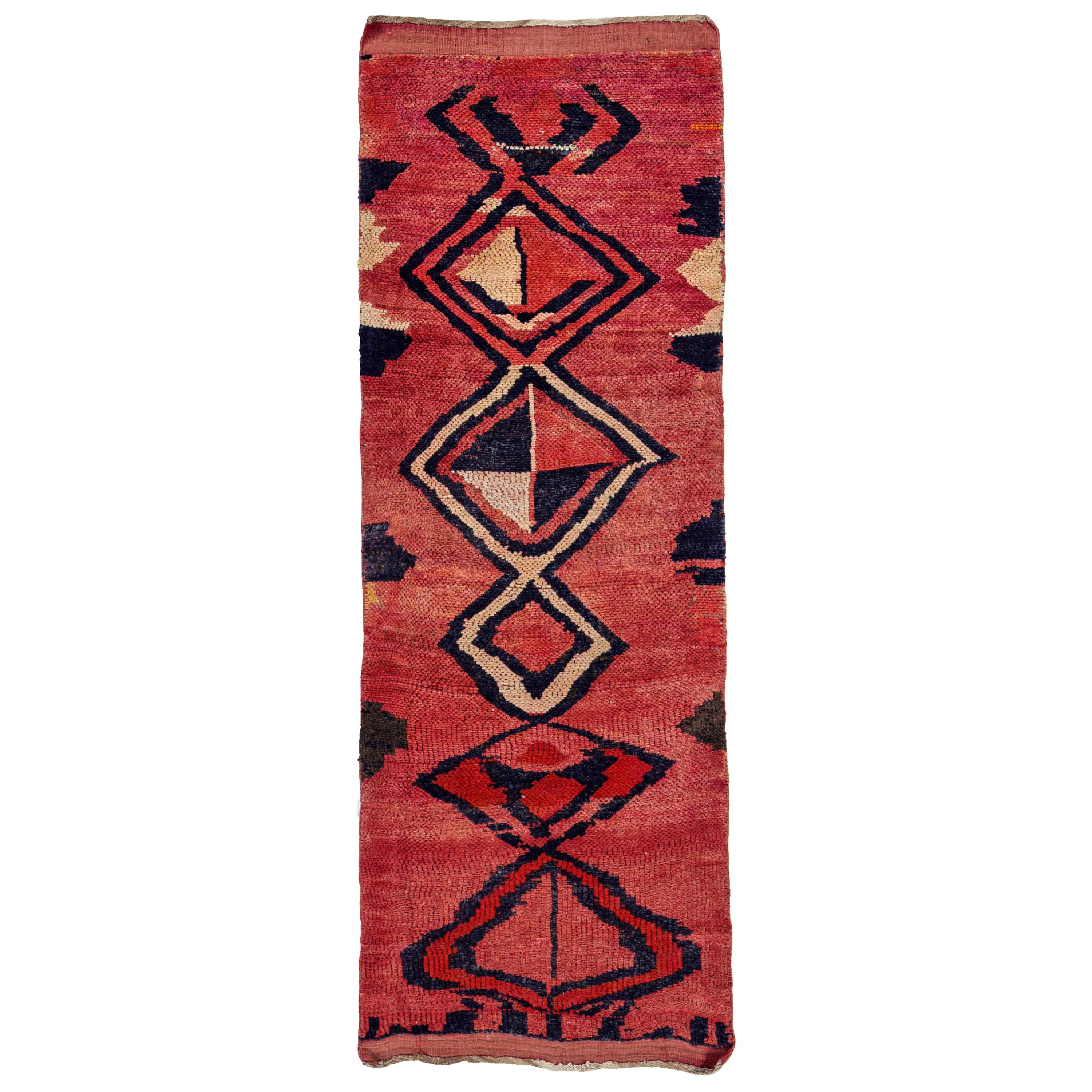 Antique Persian Area Rug Gabbeh Design For Sale