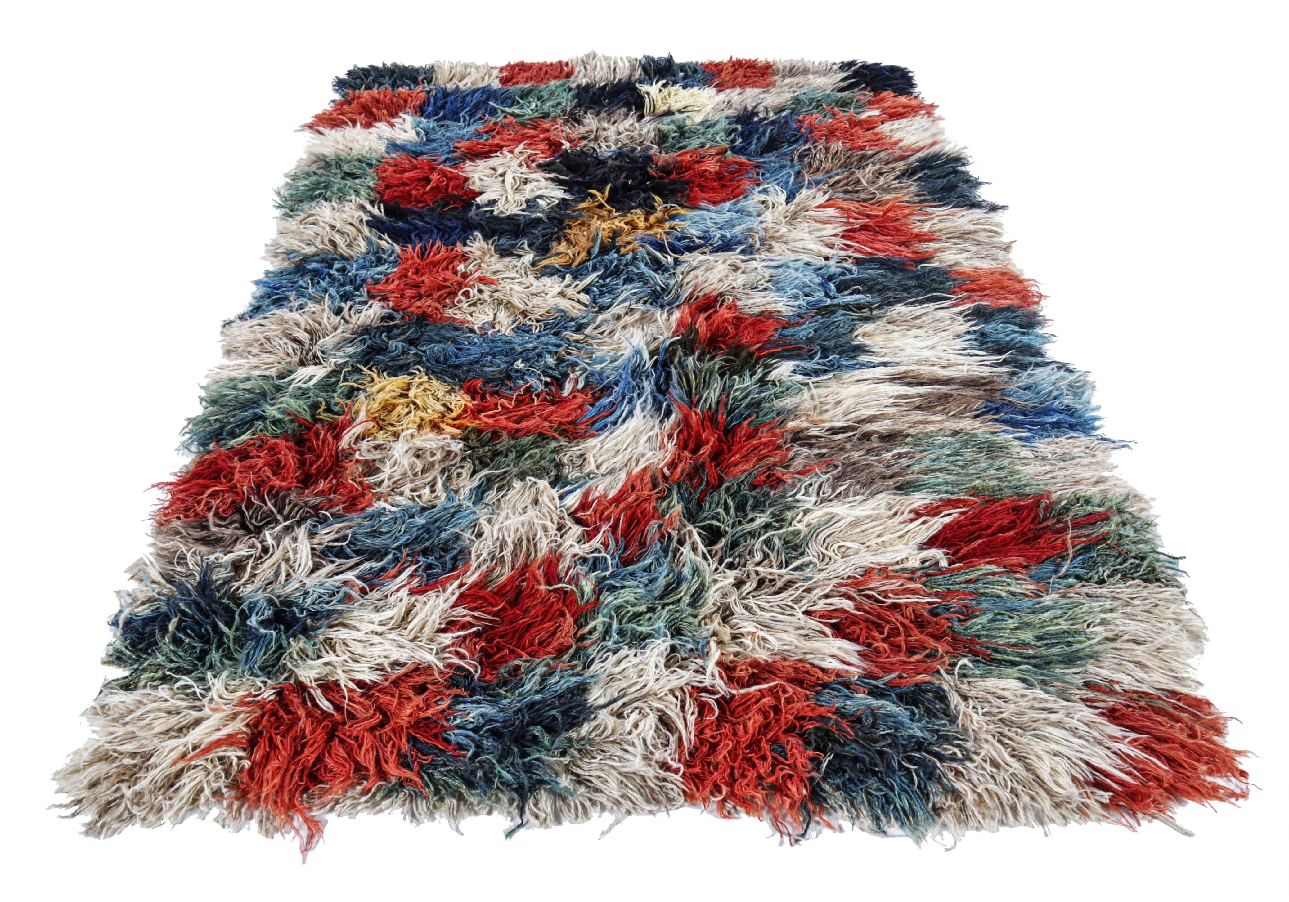 Antique Persian area rug handwoven from the finest sheep’s wool. It’s colored with all-natural vegetable dyes that are safe for humans and pets. It’s a traditional Gabbeh design handwoven by expert artisans. It’s a lovely area rug that can be