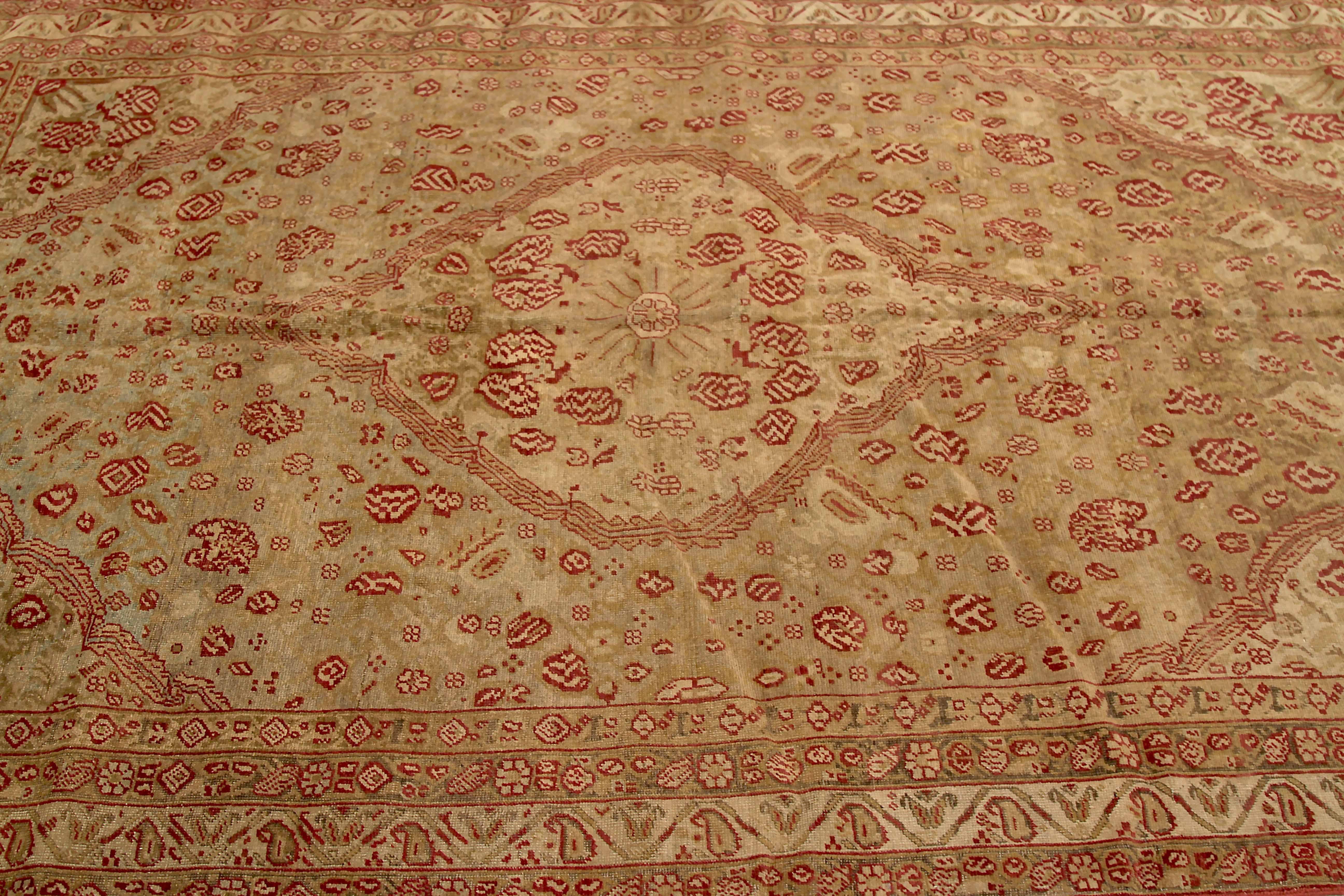 Other Antique Persian Area Rug Ghatelo Design For Sale