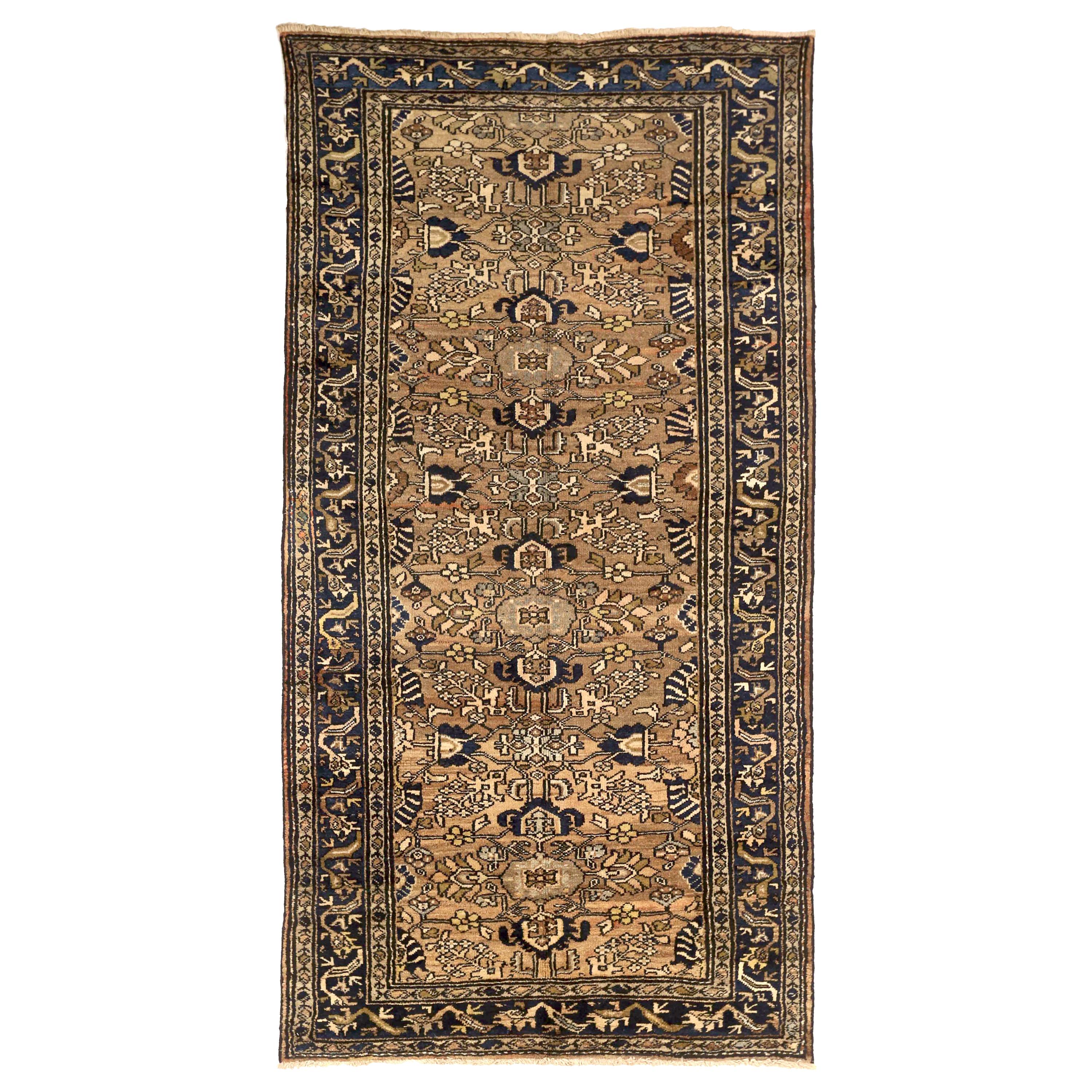 Antiker persischer Teppich im Hamedan-Design