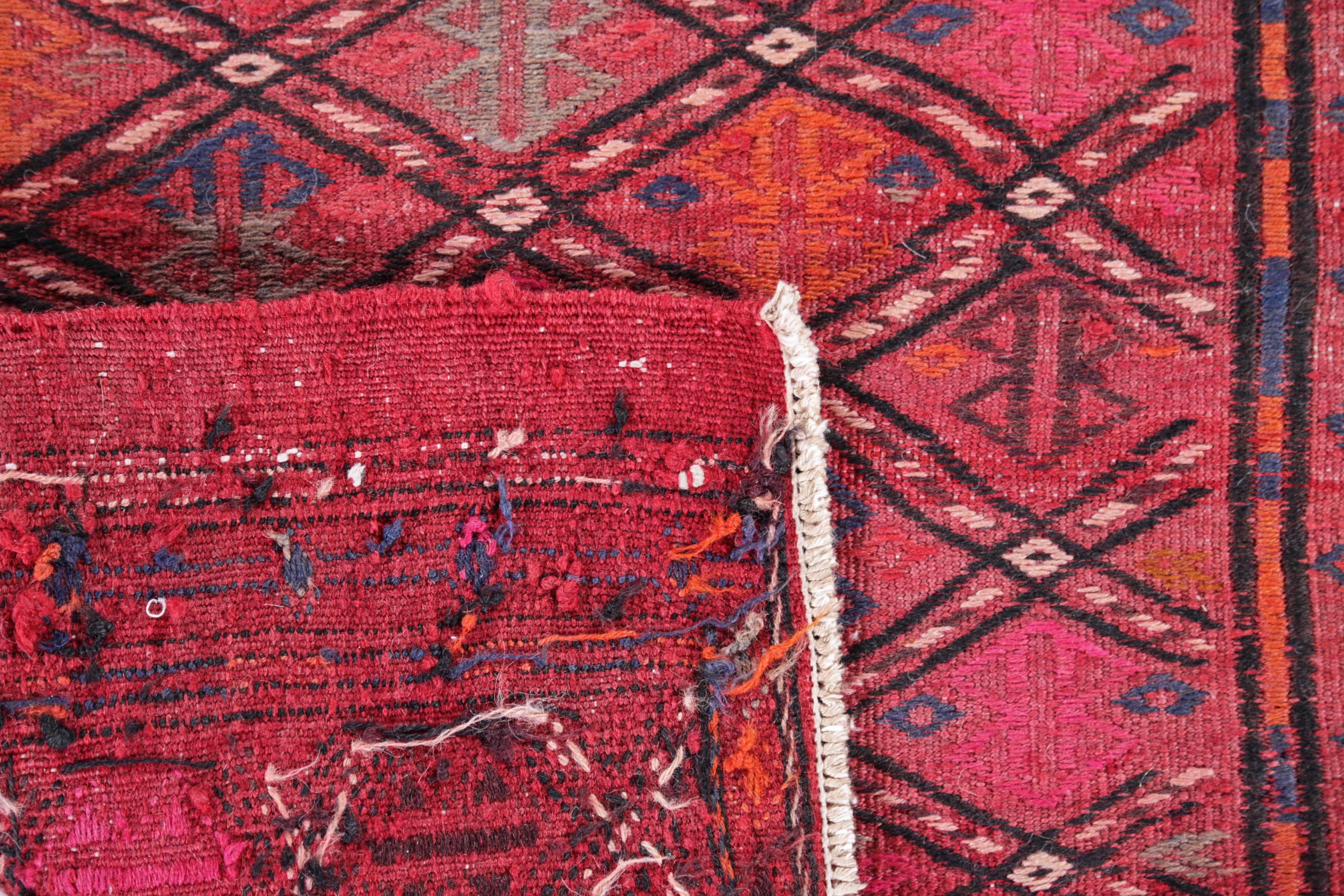20th Century Antique Persian Area Rug Jajim Design For Sale
