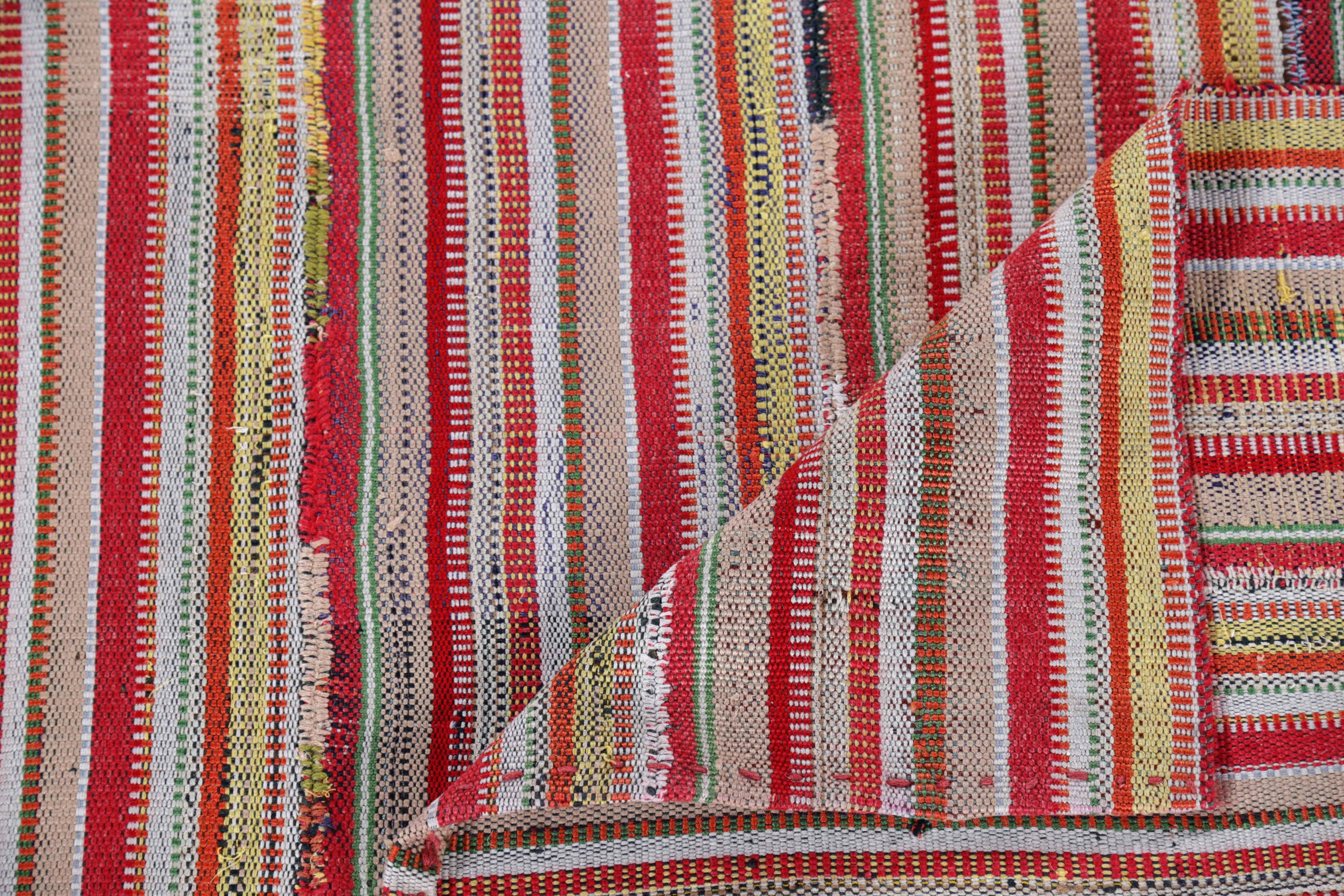 Antiker persischer Teppich mit Jajim-Muster im Zustand „Hervorragend“ im Angebot in Dallas, TX