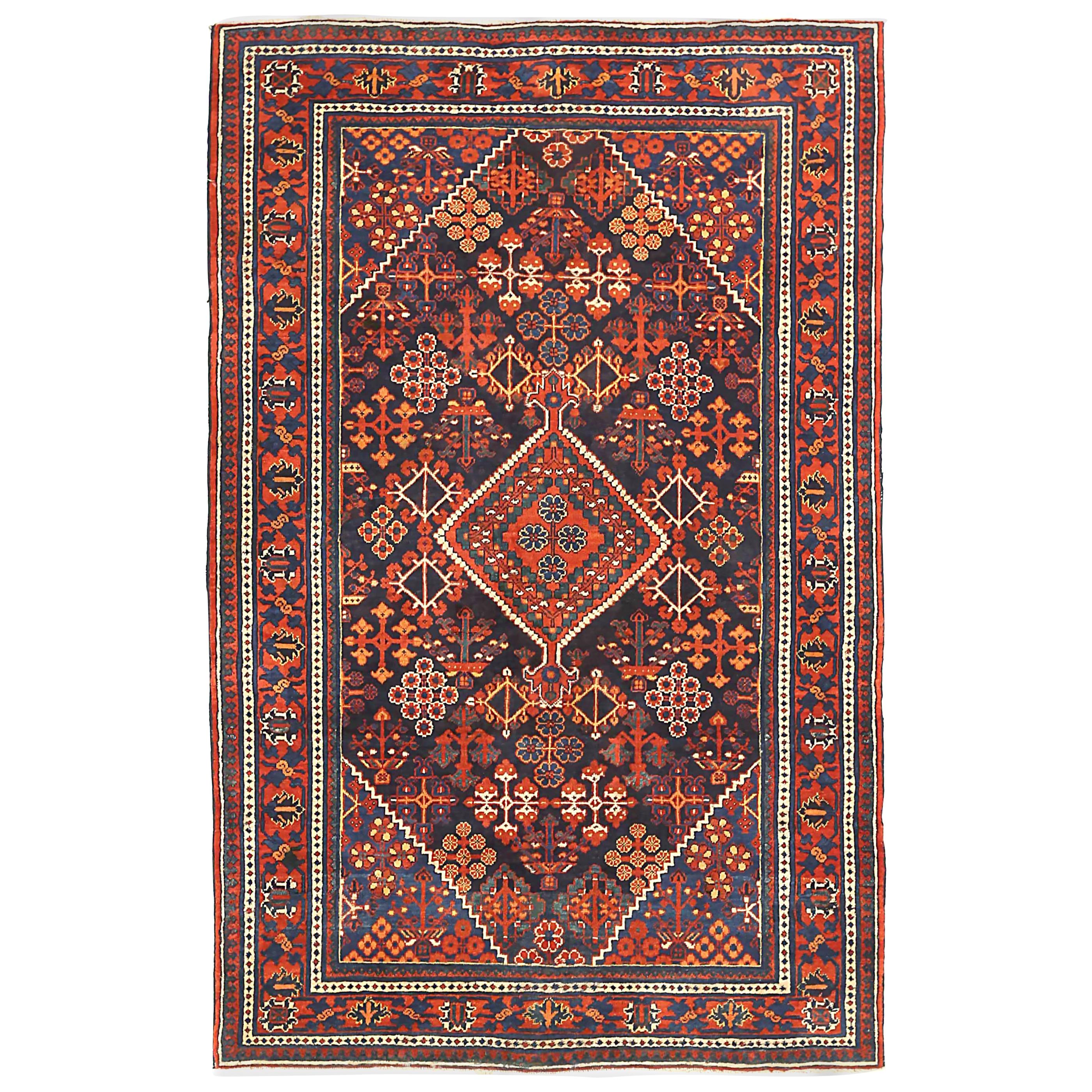 Antique Persian Area Rug Joshegan Design For Sale