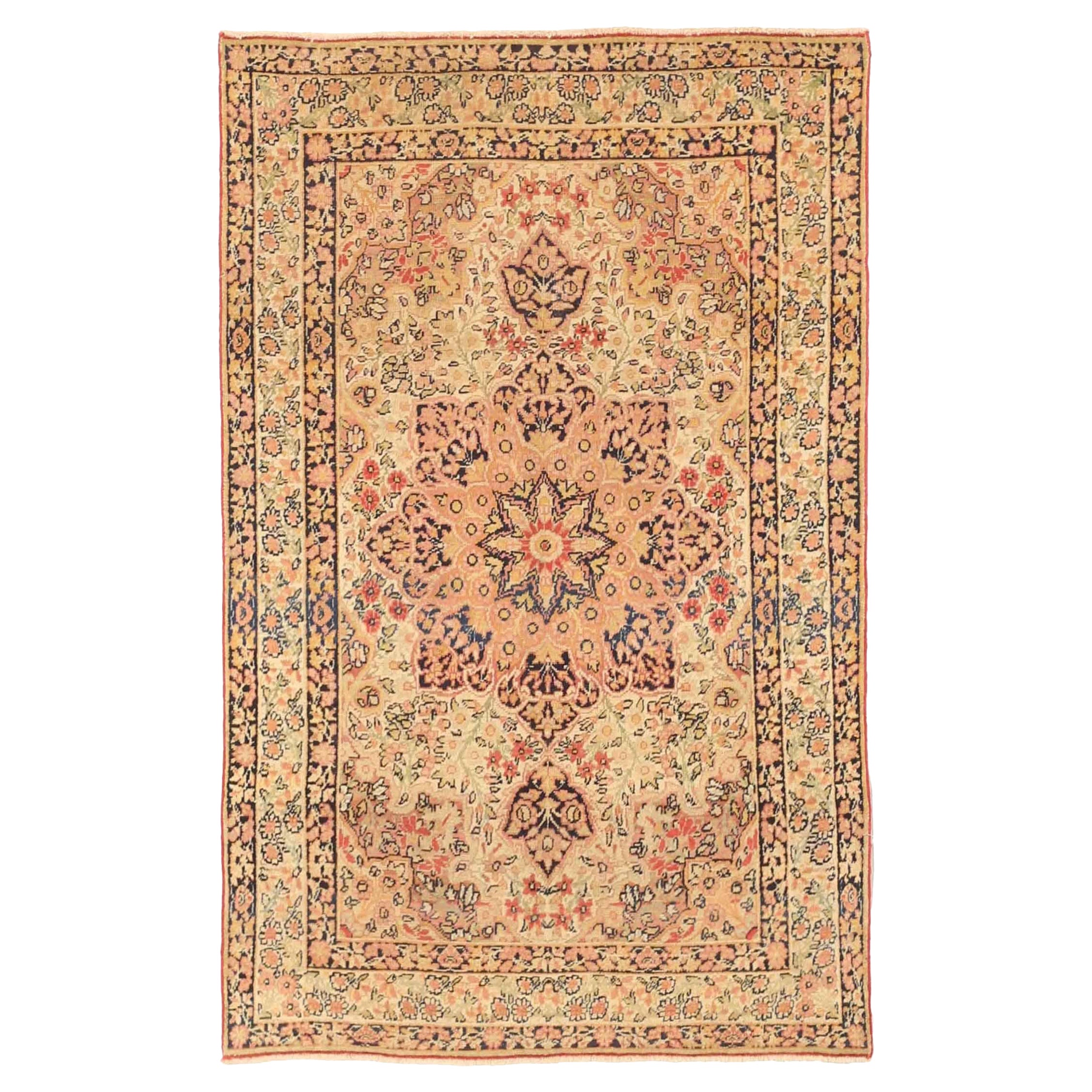 Tappeto persiano antico Kerman Design