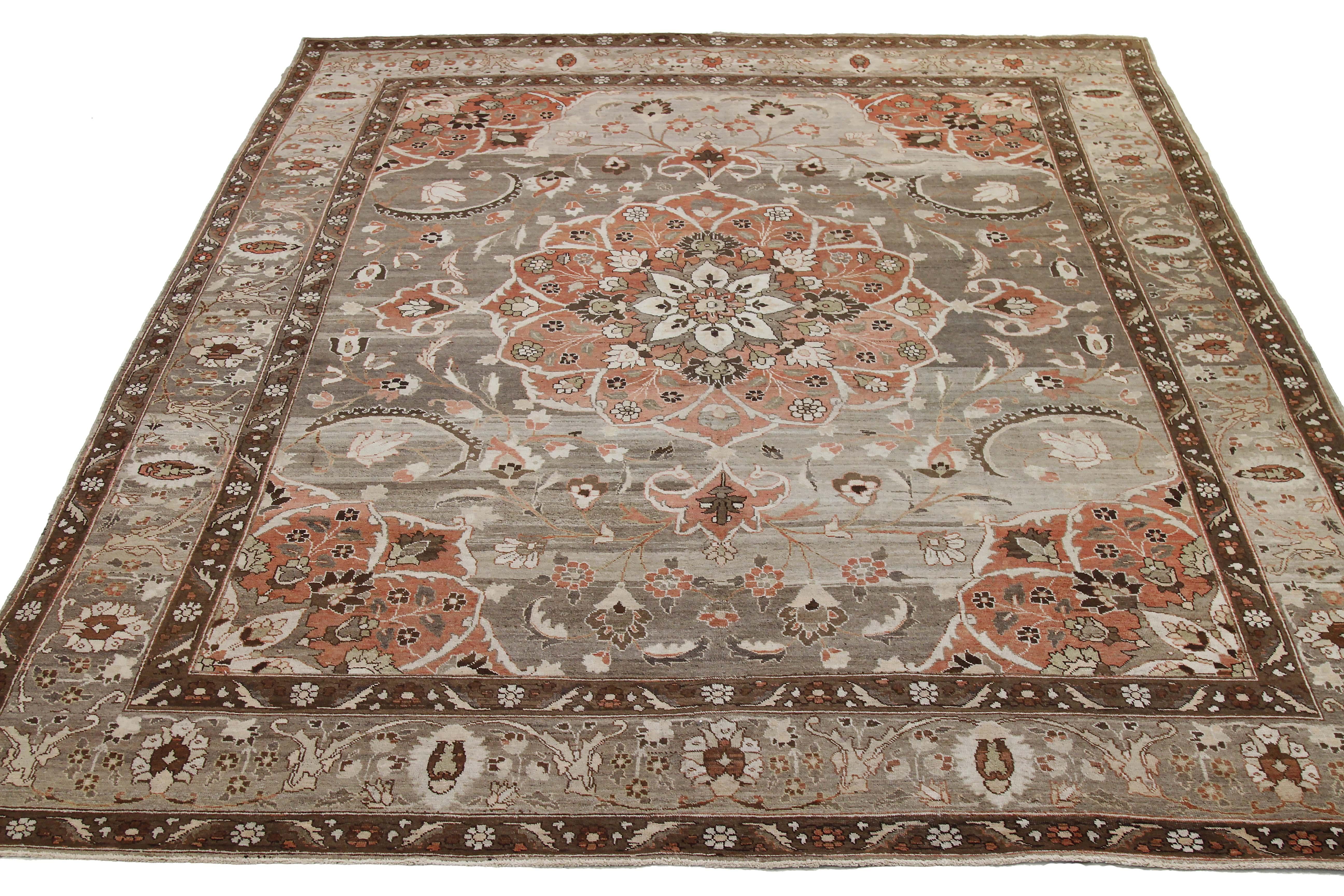 Antique Persian runner rug handmade from the highest quality of sheep’s wool. It’s colored with eco-friendly vegetable dyes that are safe for humans and pets alike. It’s a traditional Khoi design handwoven by expert artisans. It’s a lovely area rug