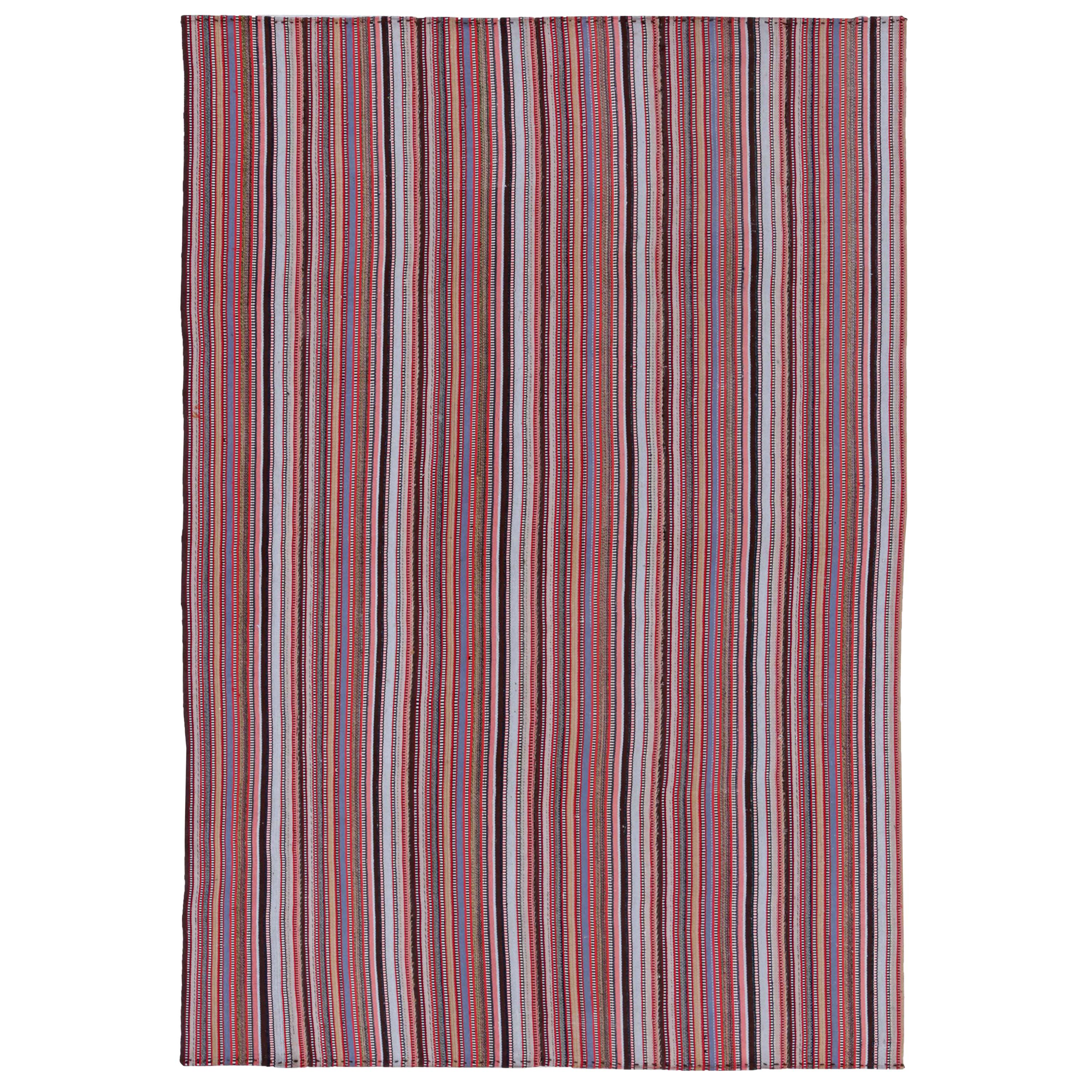 Antique Persian Area Rug Kilim Design